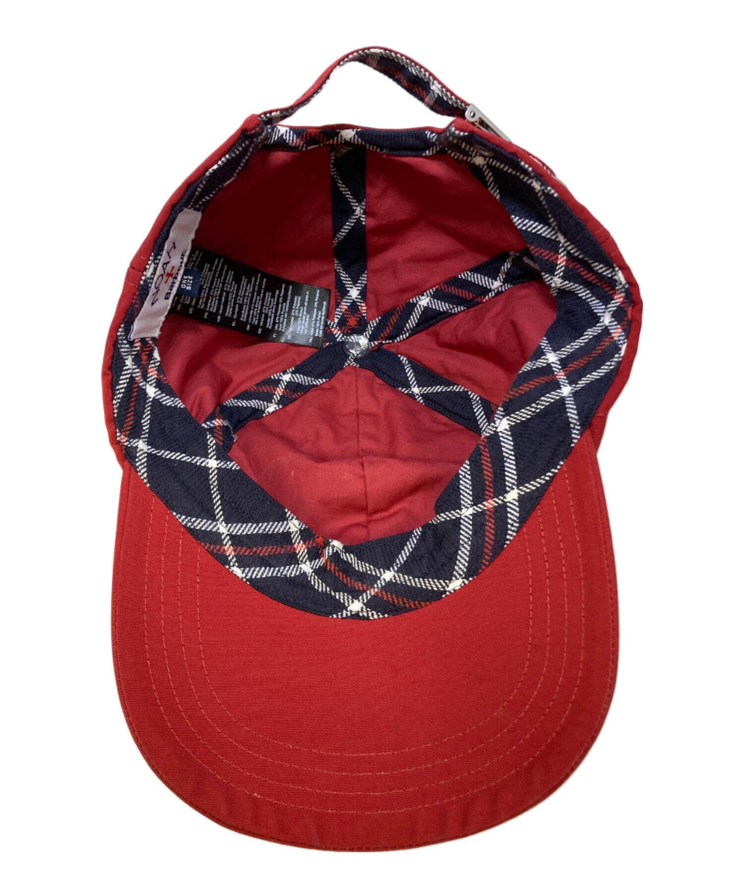 中古・古着通販】Noah (ノア) Barbour (バブアー) キャップ レッド