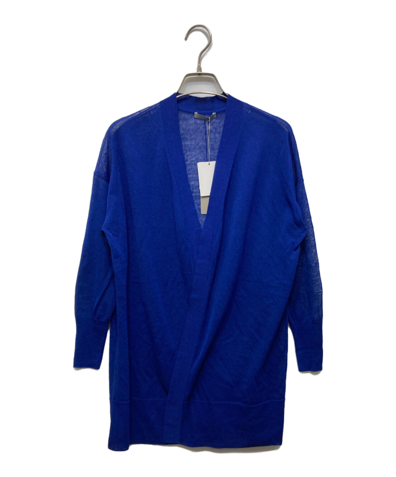 今季25SS*theory luxe 定価3.5万 カーディガン ブルー 40 中古・古着通販】theory luxe (セオリーリュクス) リネンカーディガン