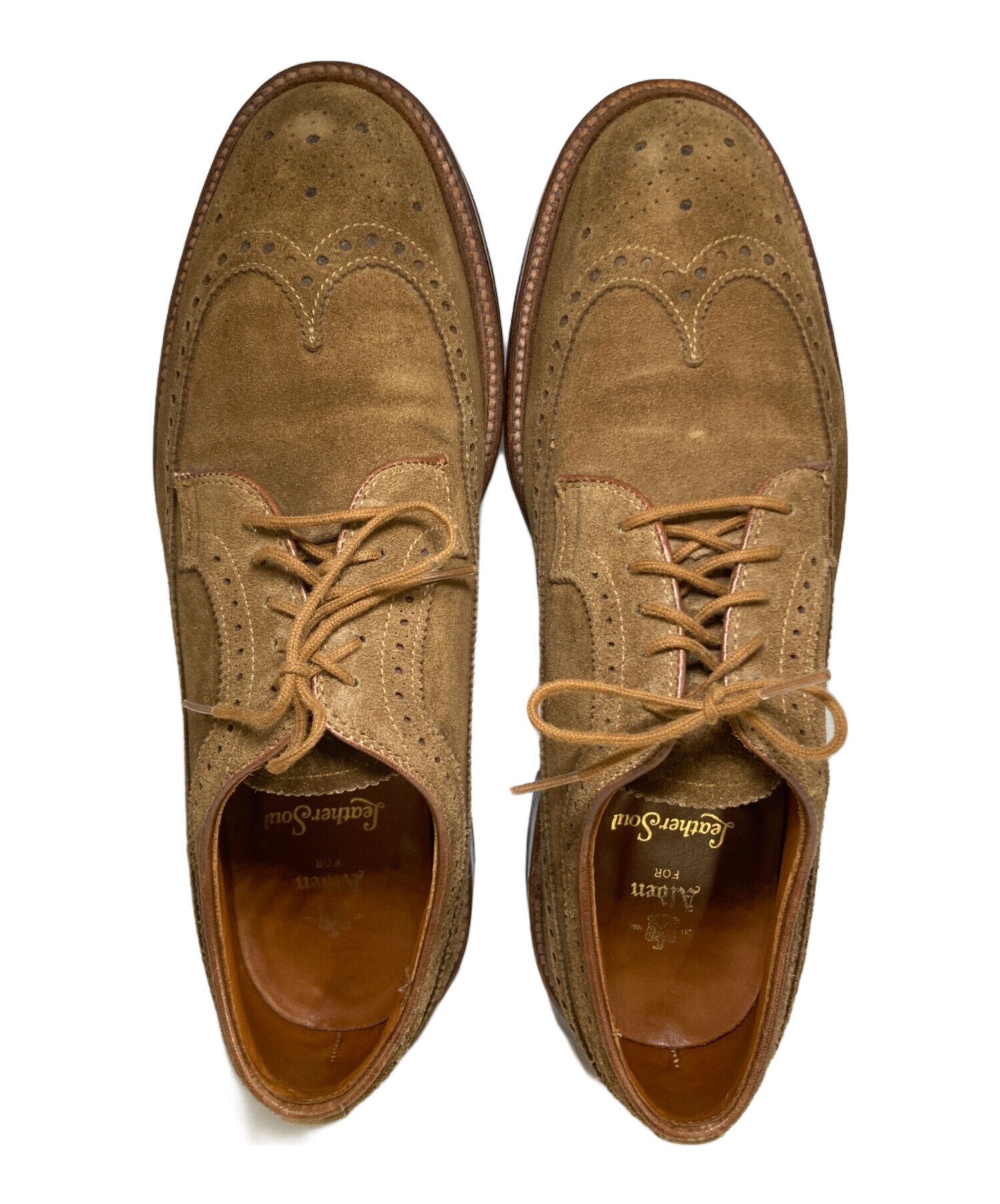 中古・古着通販】ALDEN (オールデン) ウィングチップシューズ ブラウン