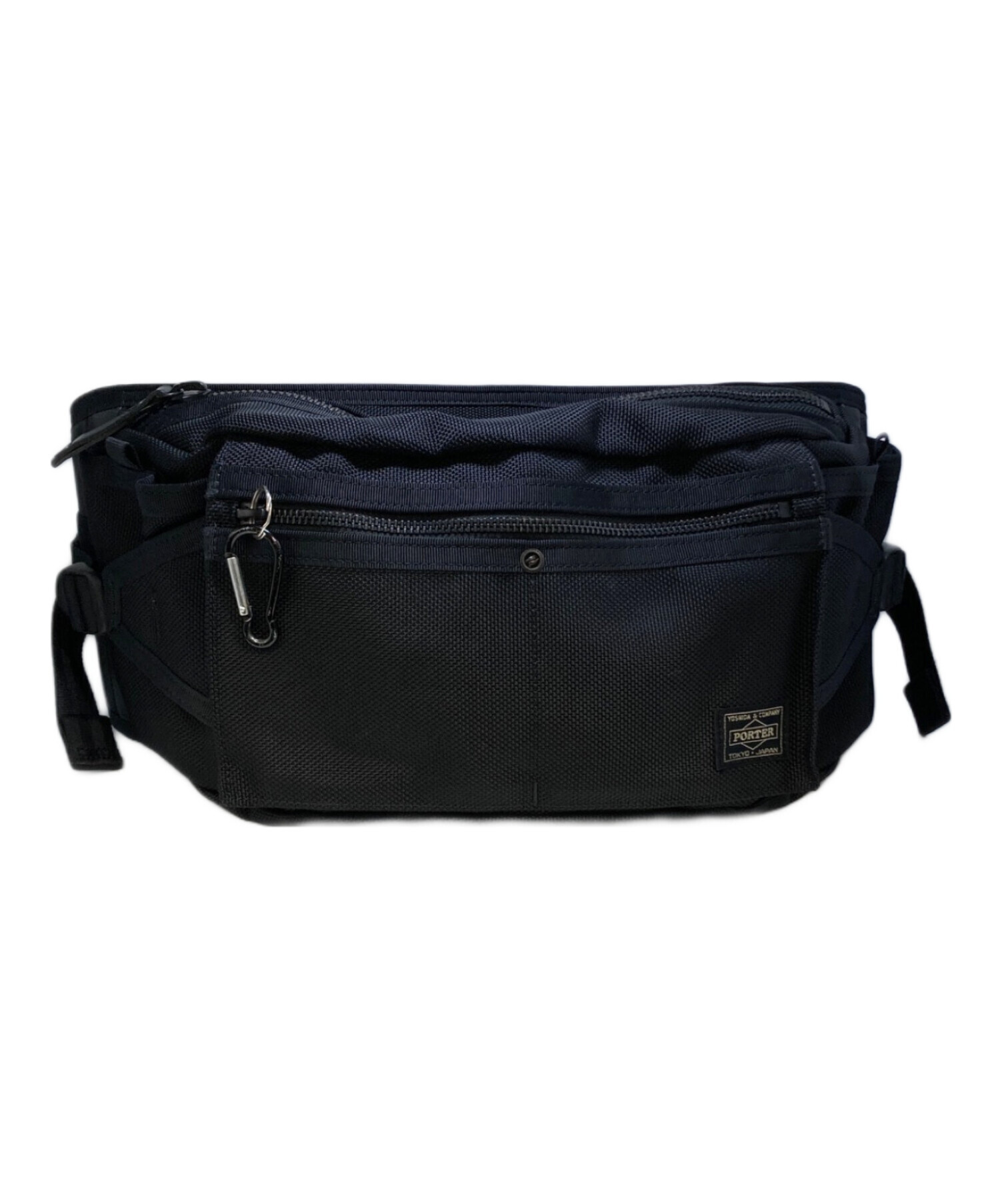 中古・古着通販】PORTER (ポーター) ウエストバッグ ブラック 