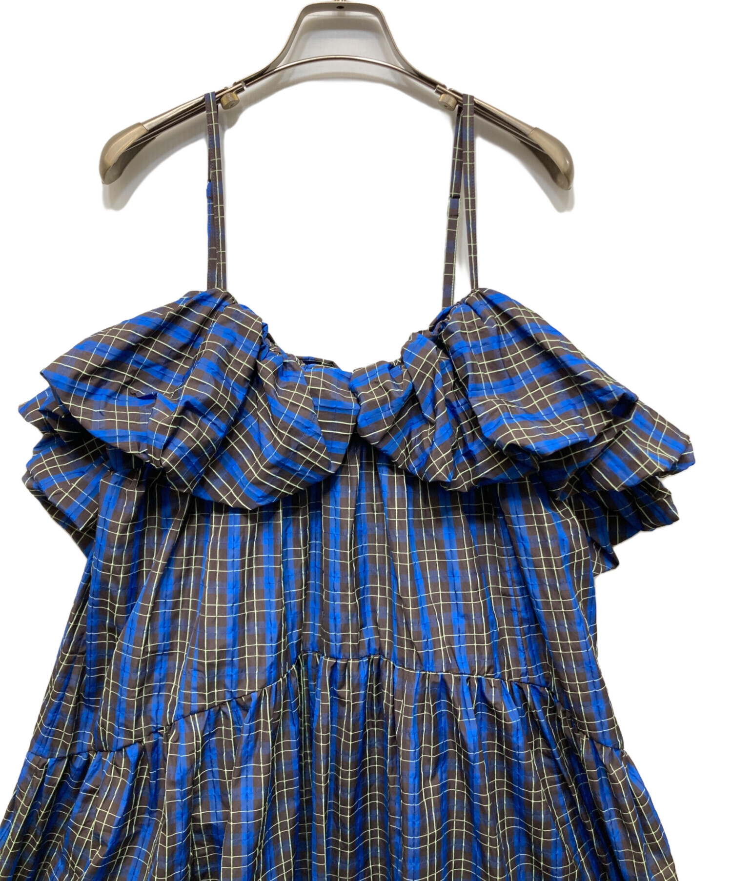 中古・古着通販】MAISON SPECIAL (メゾンスペシャル) Plaid Taffeta
