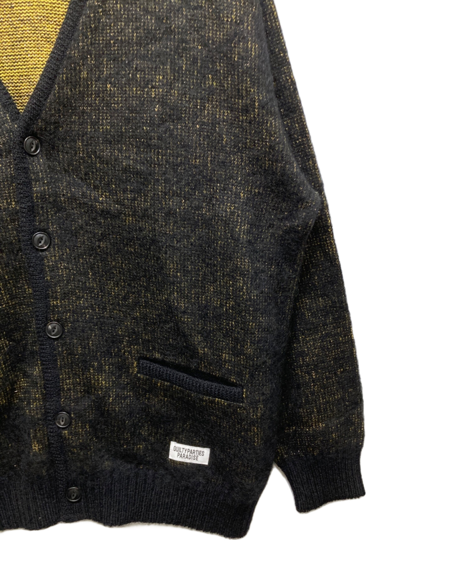 中古・古着通販】WACKO MARIA (ワコマリア) GLITTER MOHAIR CARDIGAN