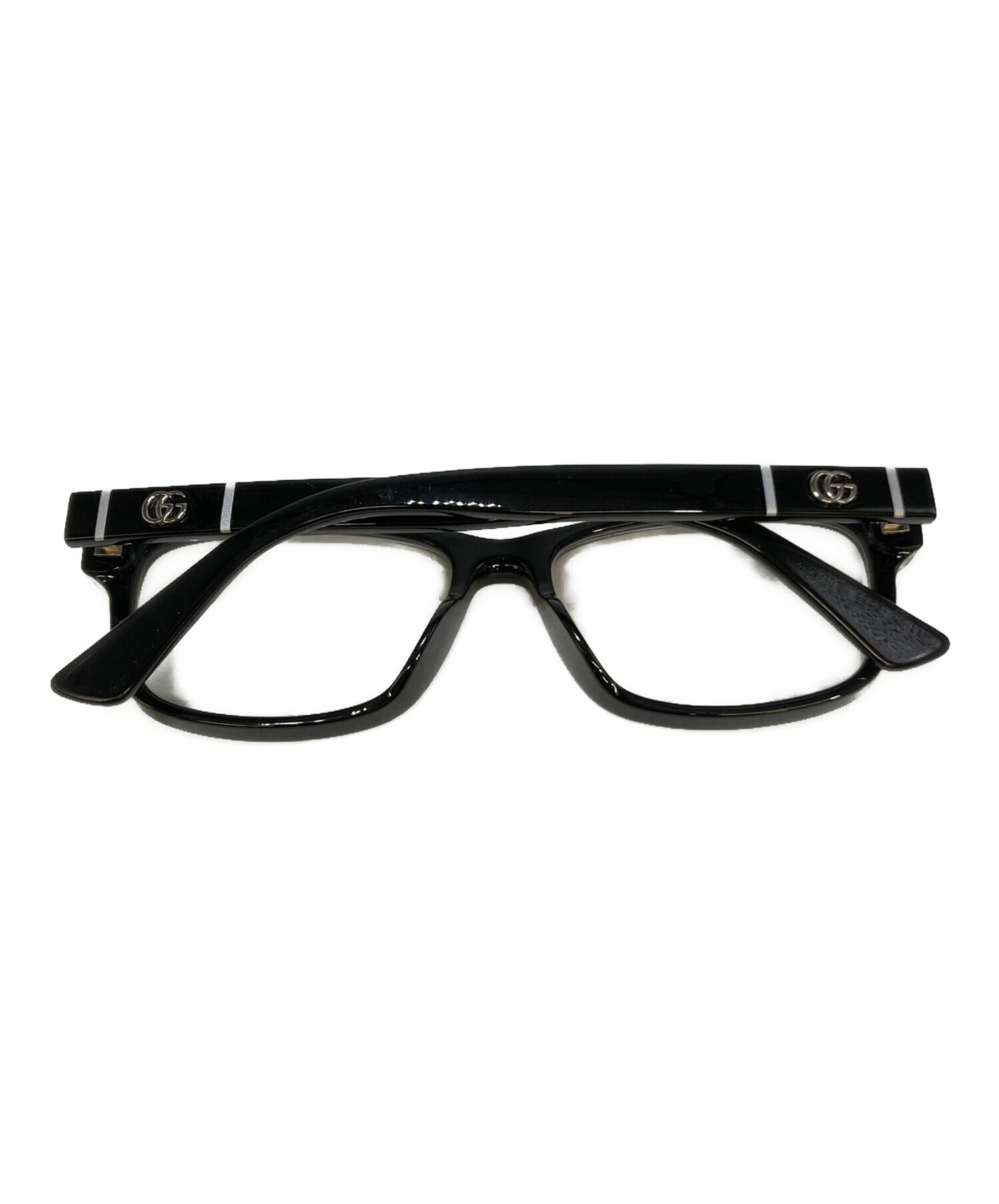 中古・古着通販】GUCCI (グッチ) 眼鏡 ブラック サイズ:55□16-145 