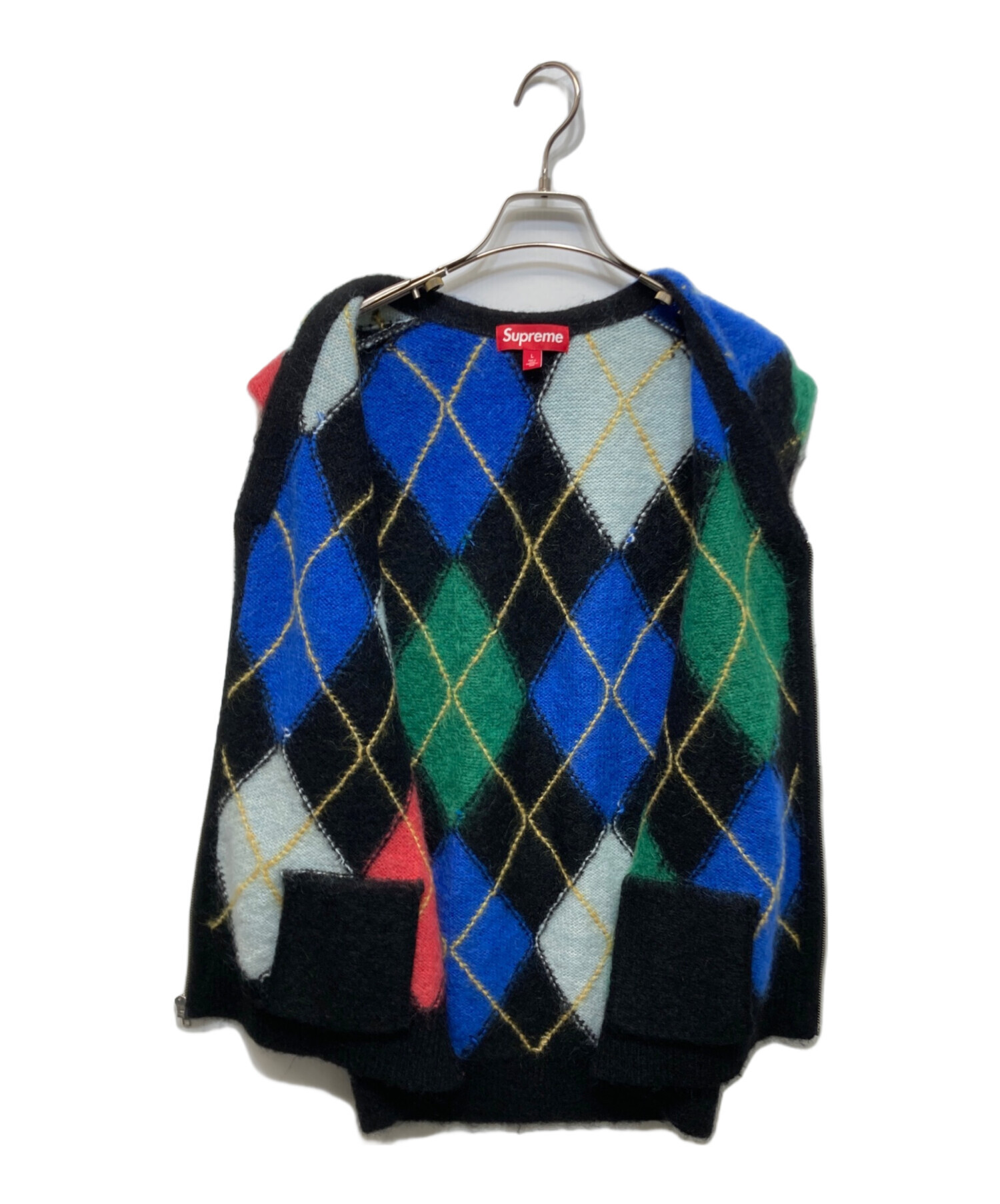 中古・古着通販】Supreme (シュプリーム) Brushed Argyle Zip Up Vest