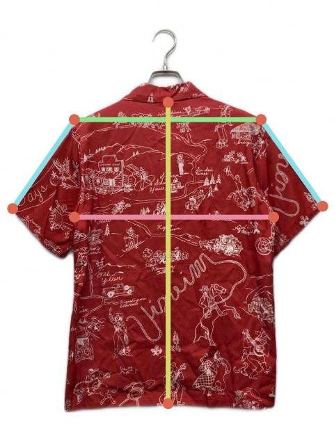 中古・古着通販】VISVIM (ビズビム) DUKE SHIRT S/S VILLAGE レッド