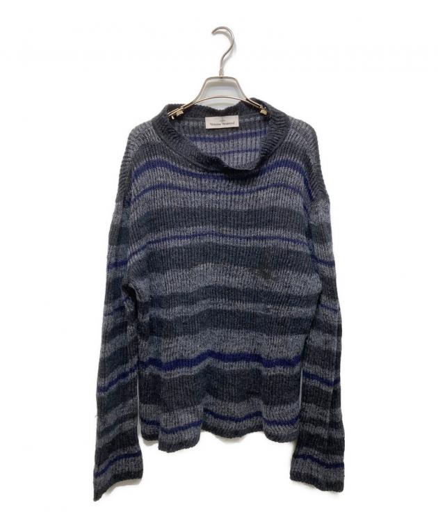 と*様 【最終値下げ】【希少品】VivienneWestwood ニットボーダー 中古・古着通販】Vivienne Westwood (ヴィヴィアンウエストウッド