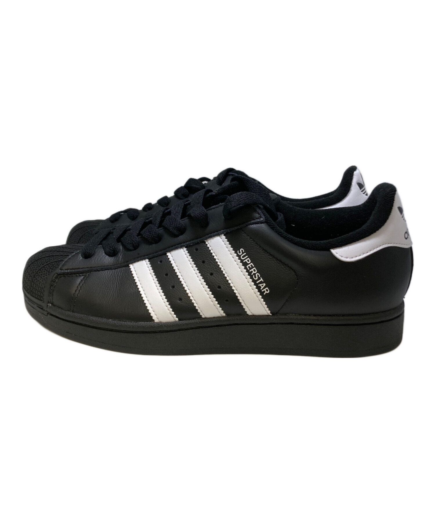 中古・古着通販】adidas (アディダス) スーパースターII ブラック