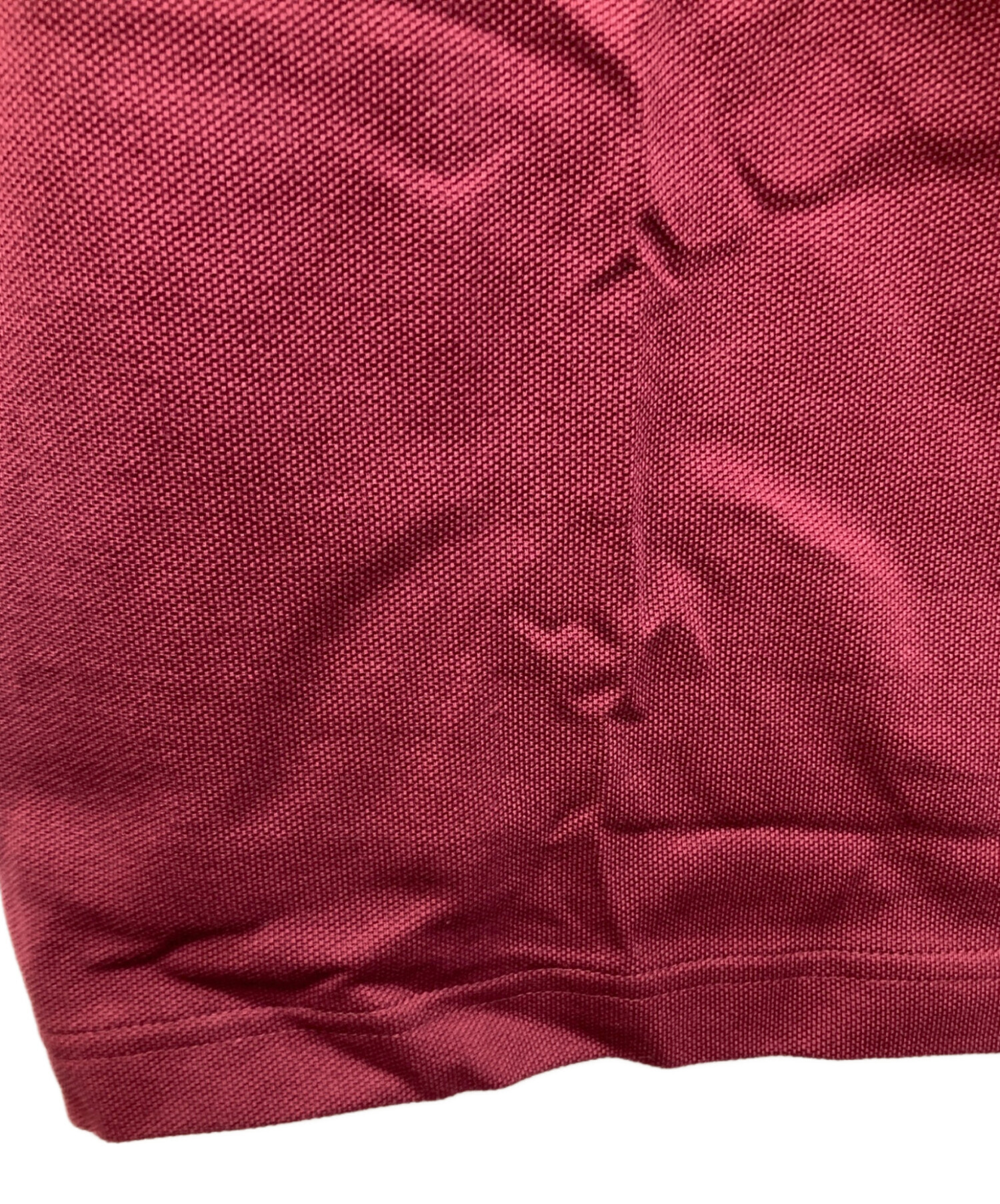 中古・古着通販】PRADA (プラダ) 半袖ポロシャツ レッド サイズ:XL 