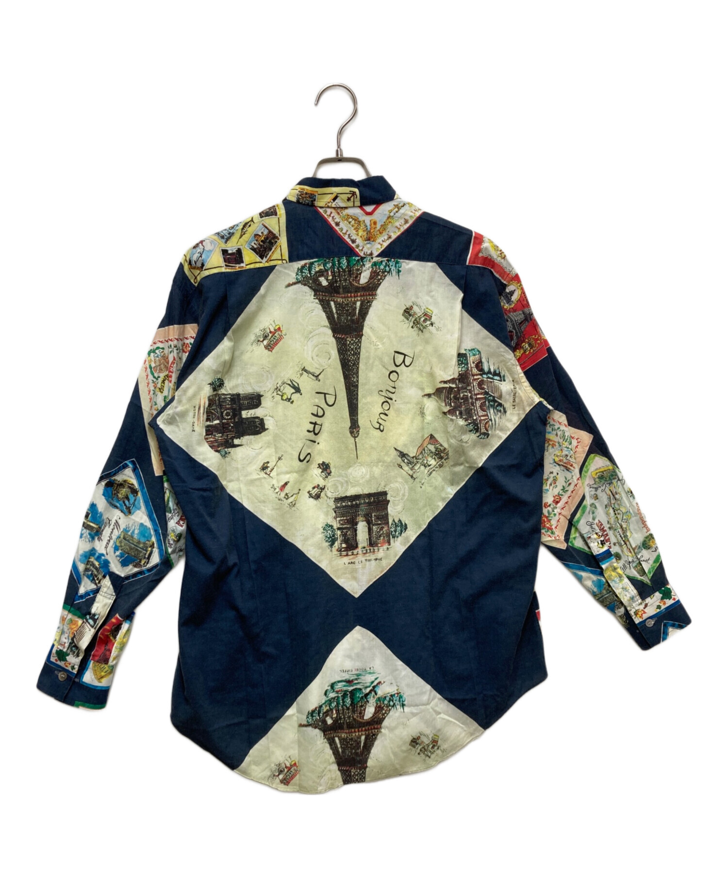 中古・古着通販】Paul Smith (ポールスミス) 総柄シャツ ネイビー