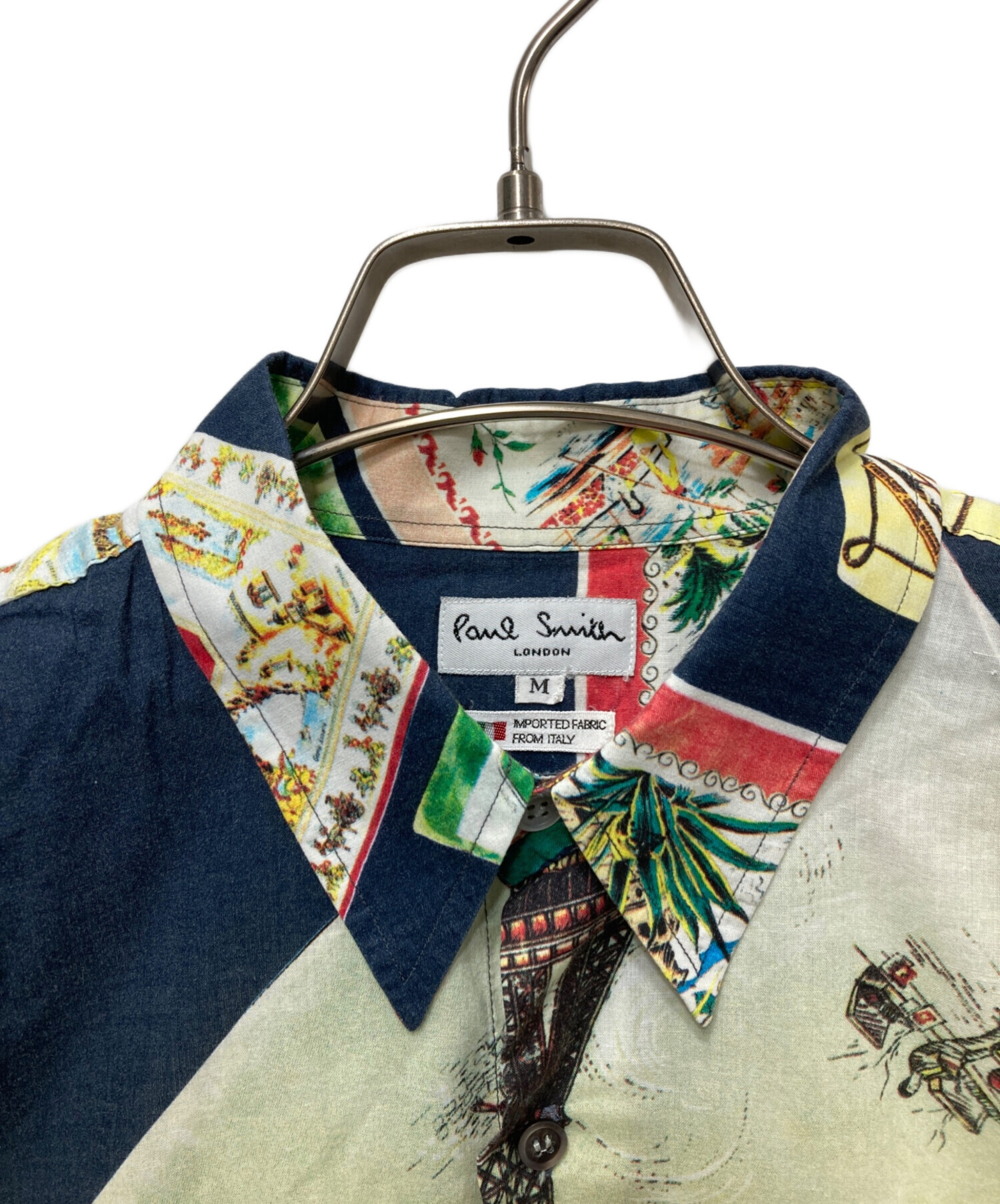中古・古着通販】Paul Smith (ポールスミス) 総柄シャツ ネイビー