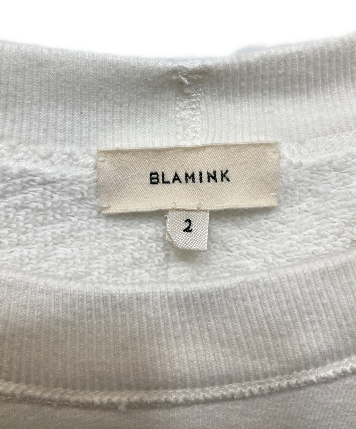 中古・古着通販】BLAMINK (ブラミンク) 吊り裏毛 ロングスリーブ