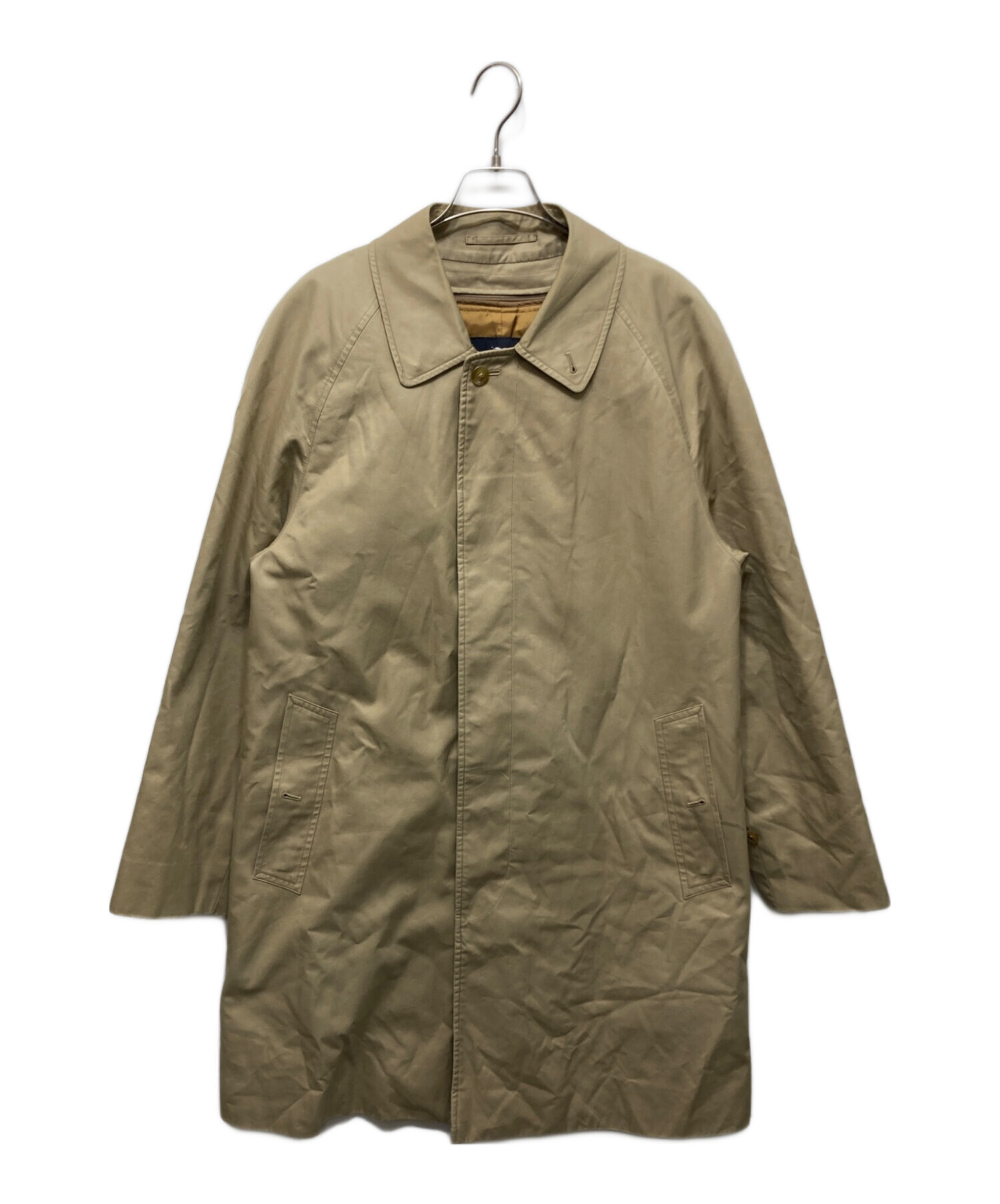 タグ付き バーバリーロンドン 裾フレア プリーツ トレンチコート 裏地チェック 中古・古着通販】BURBERRY LONDON (バーバリーロンドン) 裏地ノバ