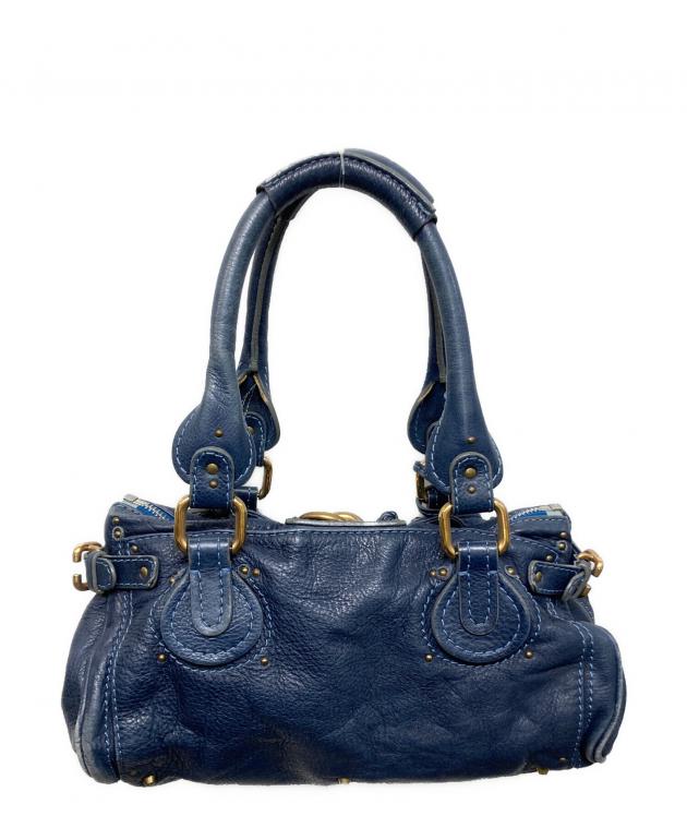 中古・古着通販】Chloe (クロエ) ハンドバッグ ブルー｜ブランド・古着