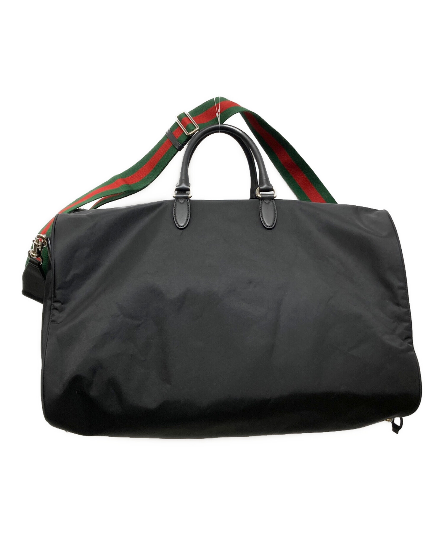 GUCCI ボストンバッグ　使用回数2回 中古・古着通販】GUCCI (グッチ) 2WAYボストンバッグ ブラック