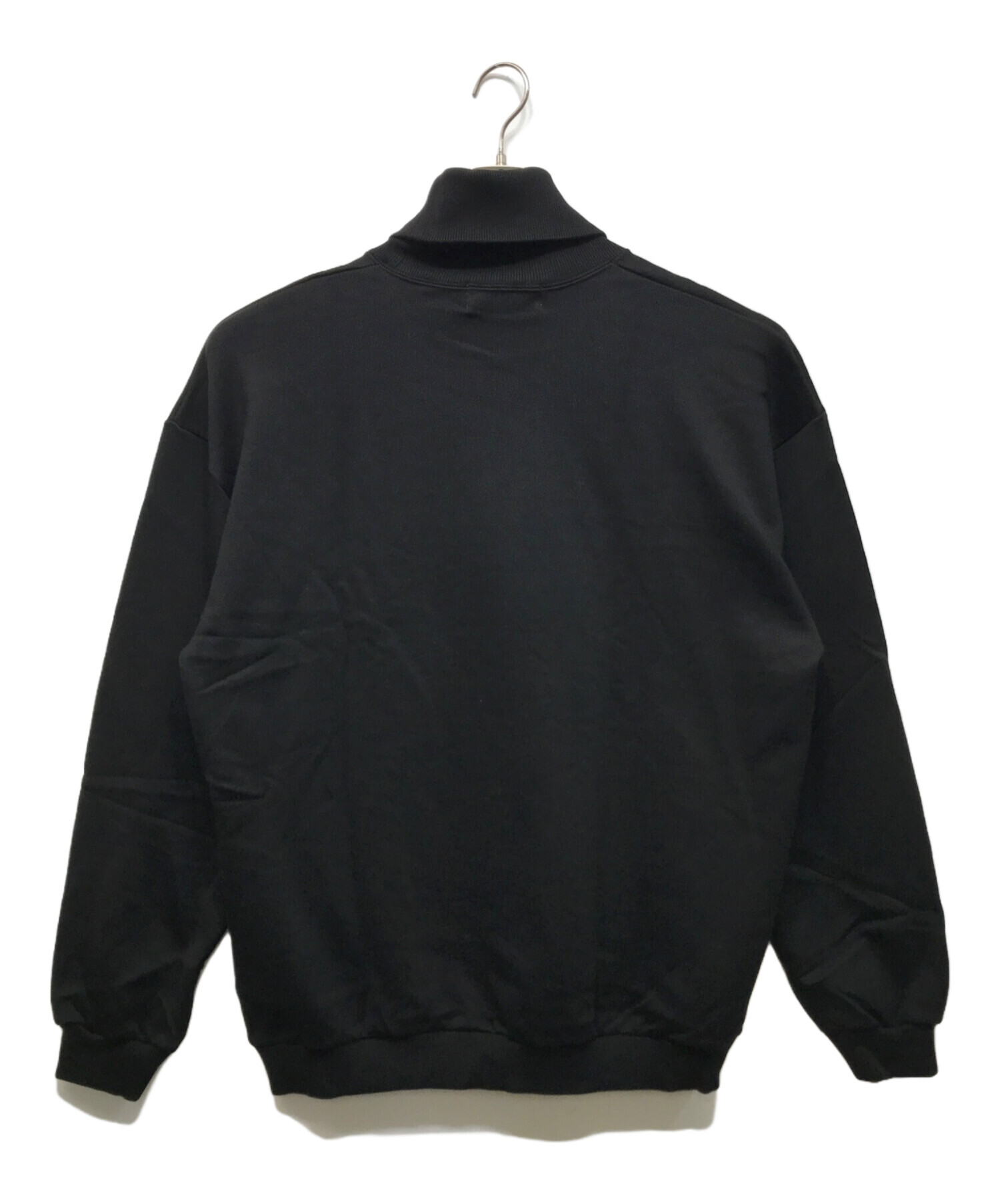 everyone エブリワン クルーネック スウェット ブラックM 中古・古着通販】everyone (エブリワン) COTTON TURTLE NECK