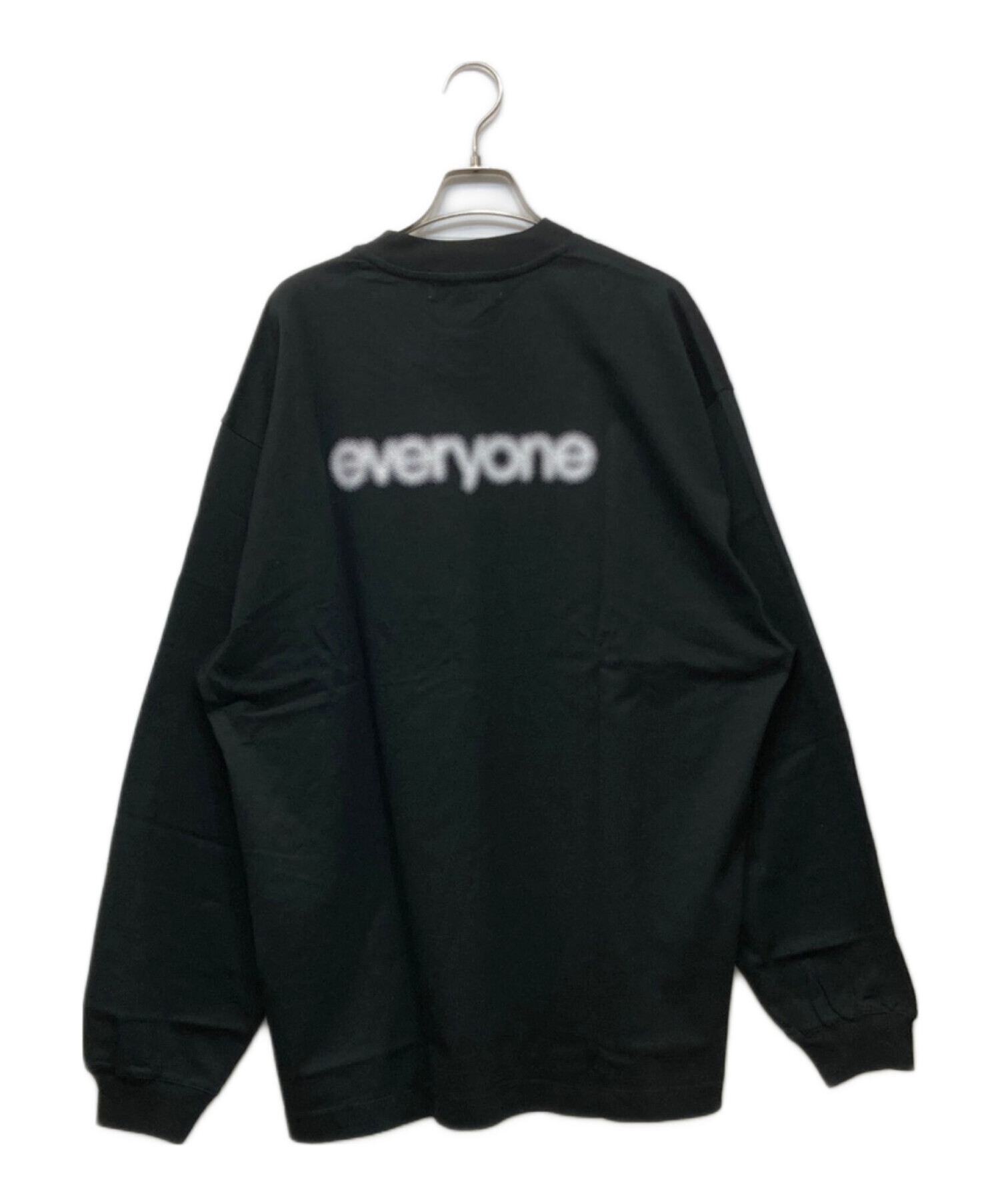 everyone XL 黒　ロングスリーブTシャツ 中古・古着通販】everyone (エブリワン) long Sleeve tee shirt