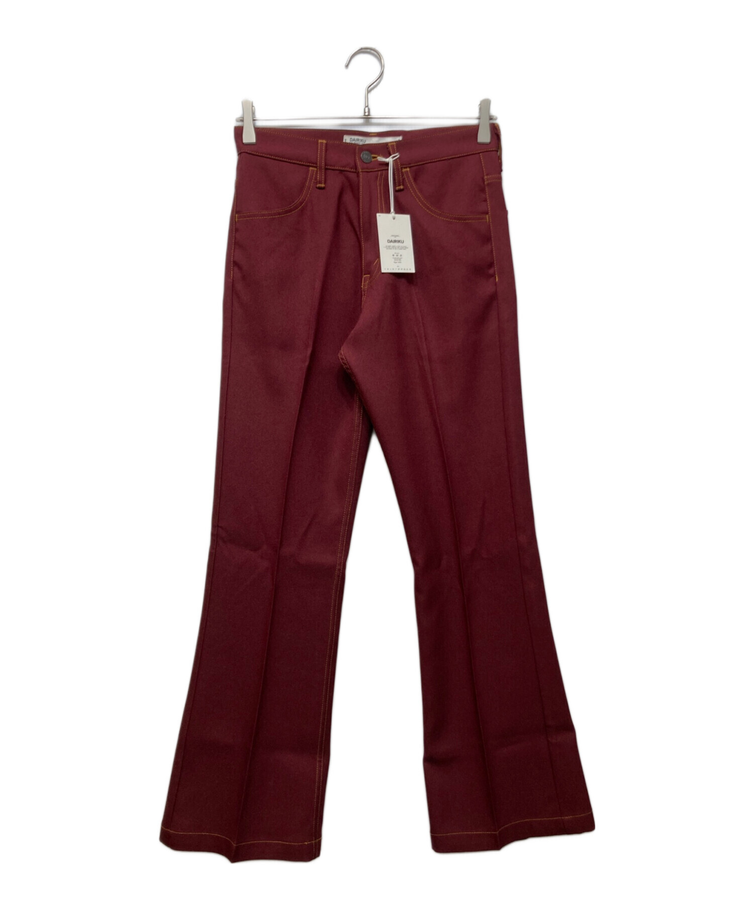 21ss DAIRIKU スタプレ　フレアシルエット　サイズ27 DAIRIKU - 【再販売通知受付可能】Flare Pressed Pants | ACRMTSM