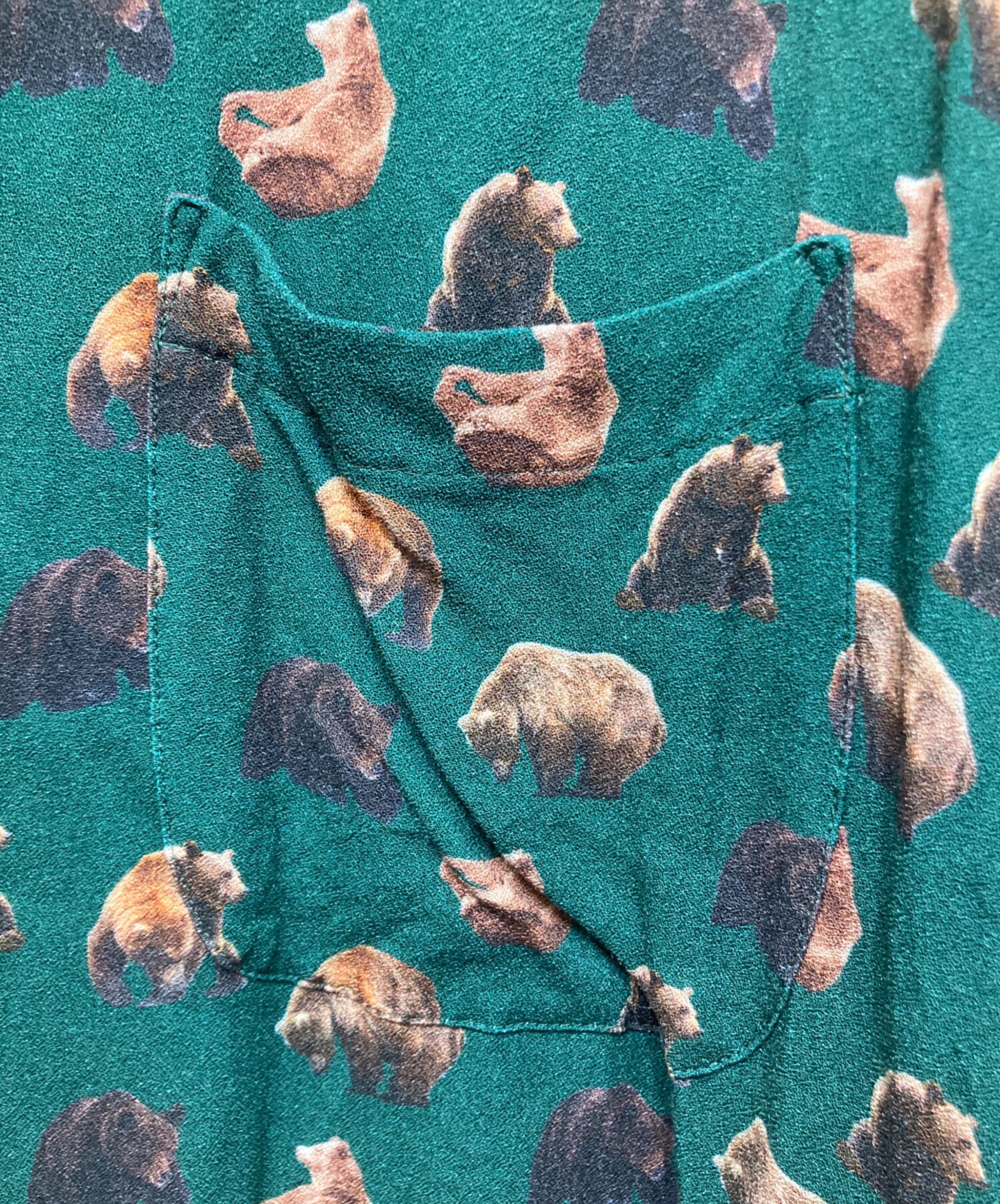 中古・古着通販】M'S BRAQUE (エムズブラック) アロハシャツ グリーン