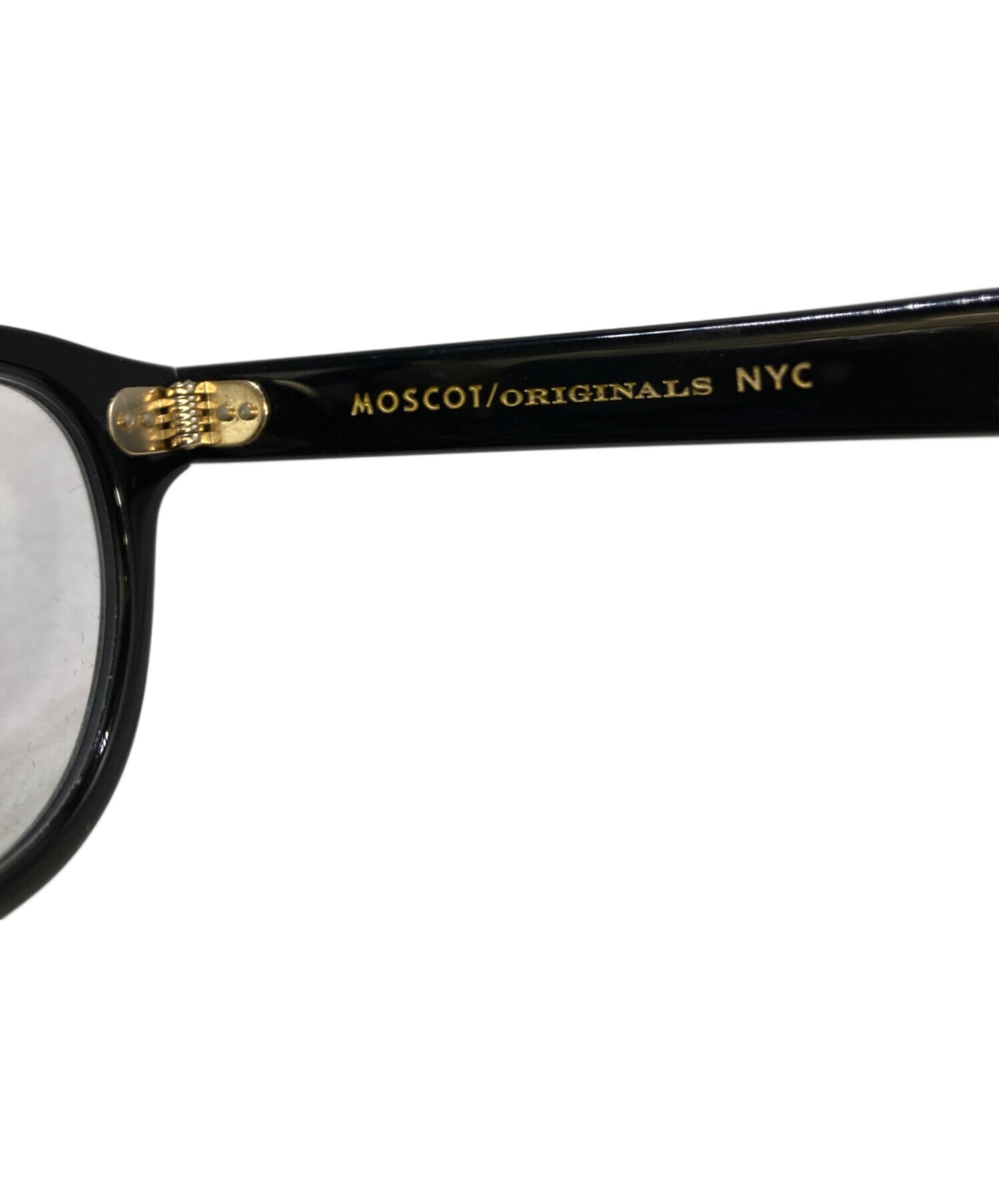中古・古着通販】MOSCOT (モスコット) 眼鏡 ブラック サイズ:46□24 