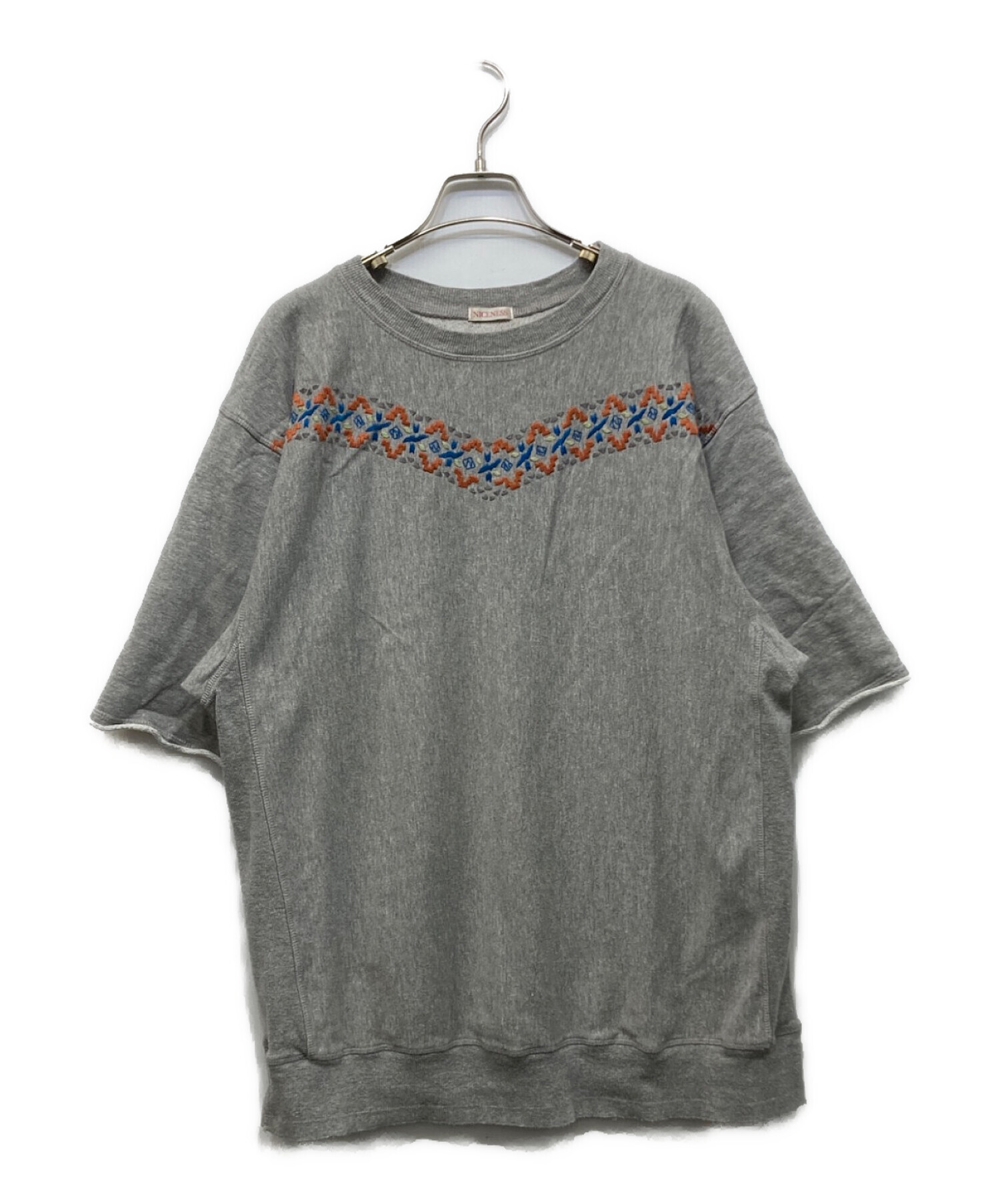 中古・古着通販】NICENESS (ナイスネス) SHANKER スウェットTee グレー