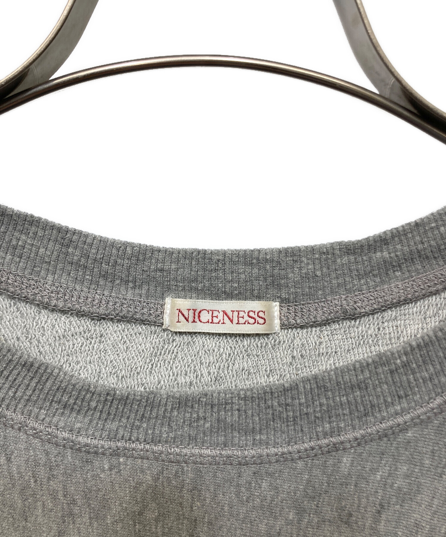 中古・古着通販】NICENESS (ナイスネス) SHANKER スウェットTee グレー