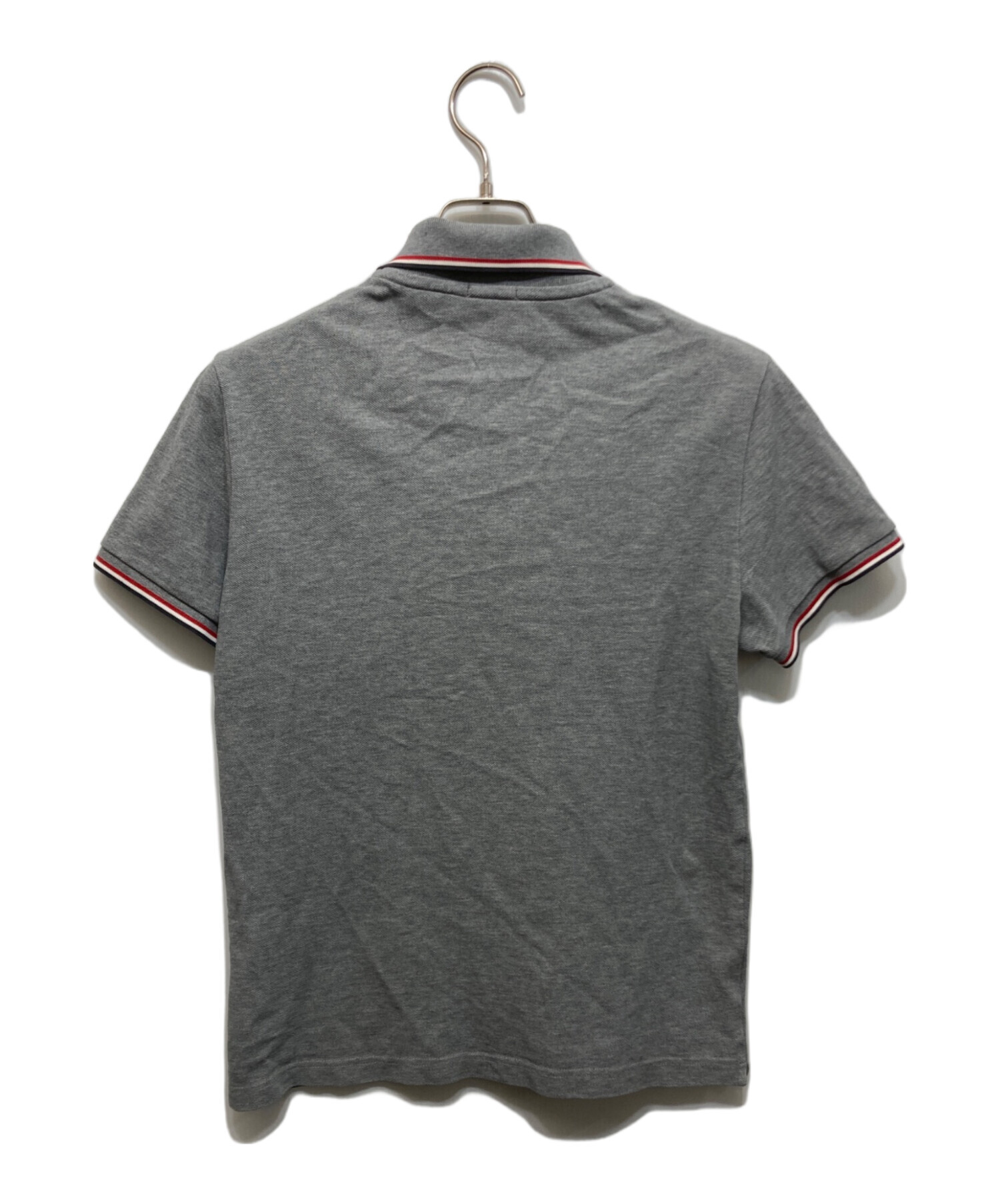 中古・古着通販】MONCLER (モンクレール) ポロシャツ グレー サイズ:M