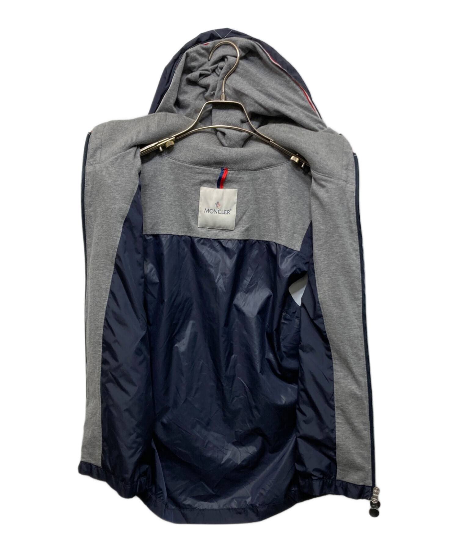 中古・古着通販】MONCLER (モンクレール) ナイロンベスト ネイビー