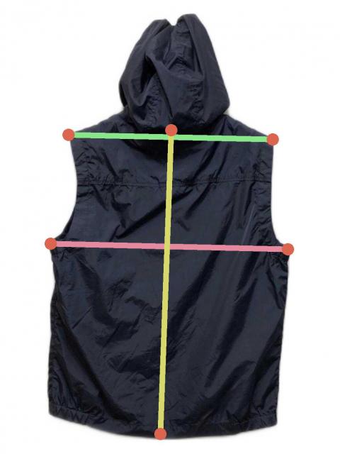 MONCLER ナイロンベスト M MONCLER（モンクレール） 25SSモデル MONCLER MORETAN バックロゴ