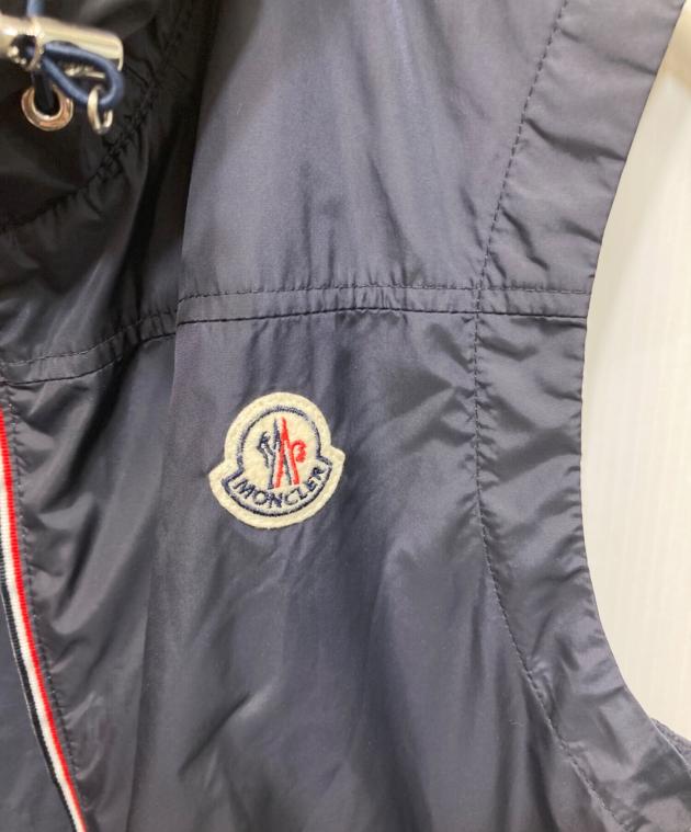 中古・古着通販】MONCLER (モンクレール) ナイロンベスト ネイビー