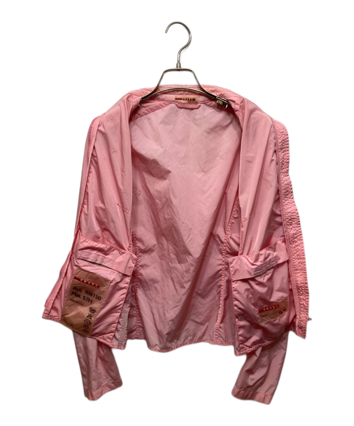 中古・古着通販】PRADA SPORTS (プラダスポーツ) NYLON MOTO JACKET