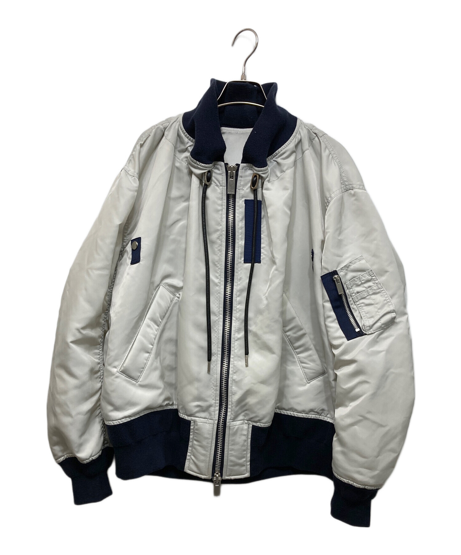 中古・古着通販】sacai (サカイ) MA-1×Melton Jacket / 19-04714