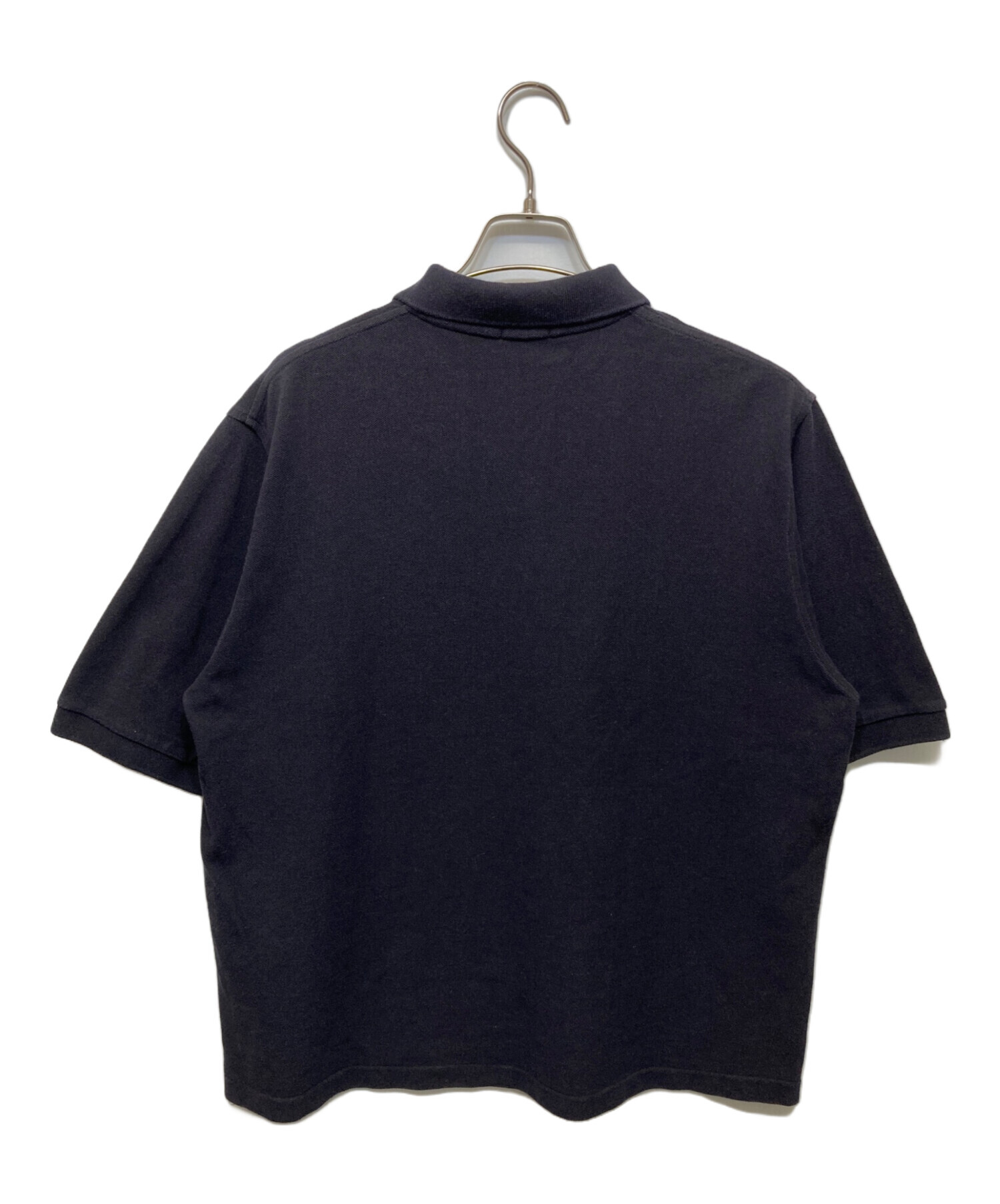 中古・古着通販】COMOLI (コモリ) 鹿の子 半袖ポロシャツ ネイビー