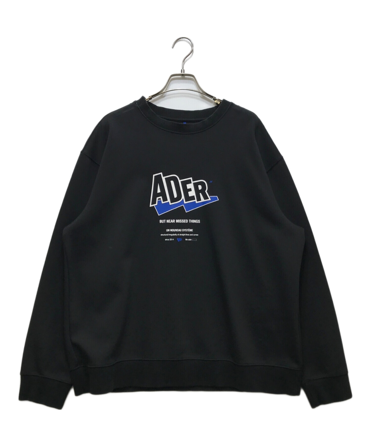 中古・古着通販】ADER error (アーダーエラー) スウェット ブラック
