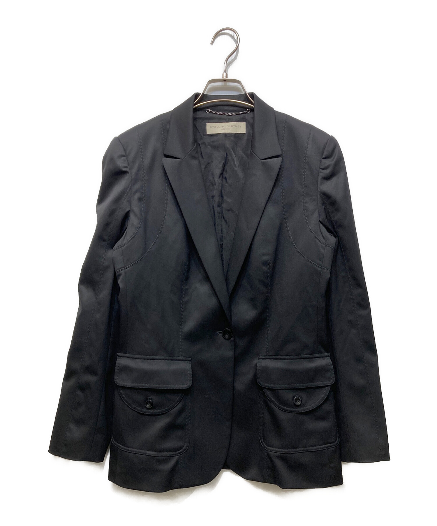 【美品】ステラマッカートニー　ブラック テラードジャケット 中古・古着通販】STELLA McCARTNEY (ステラマッカートニー) テーラード