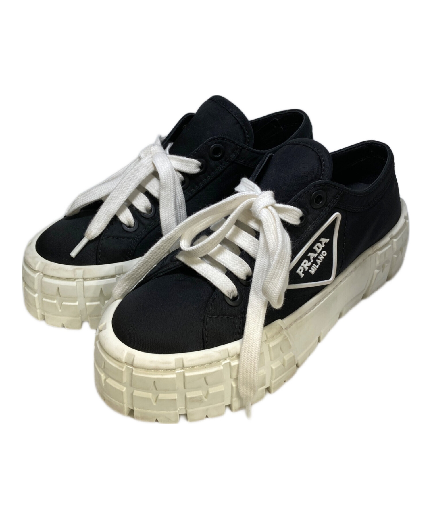 中古・古着通販】PRADA (プラダ) ダブルホイールナイロンギャバジン 中古・古着通販】PRADA (プラダ) ダブルホイールナイロンギャバジン