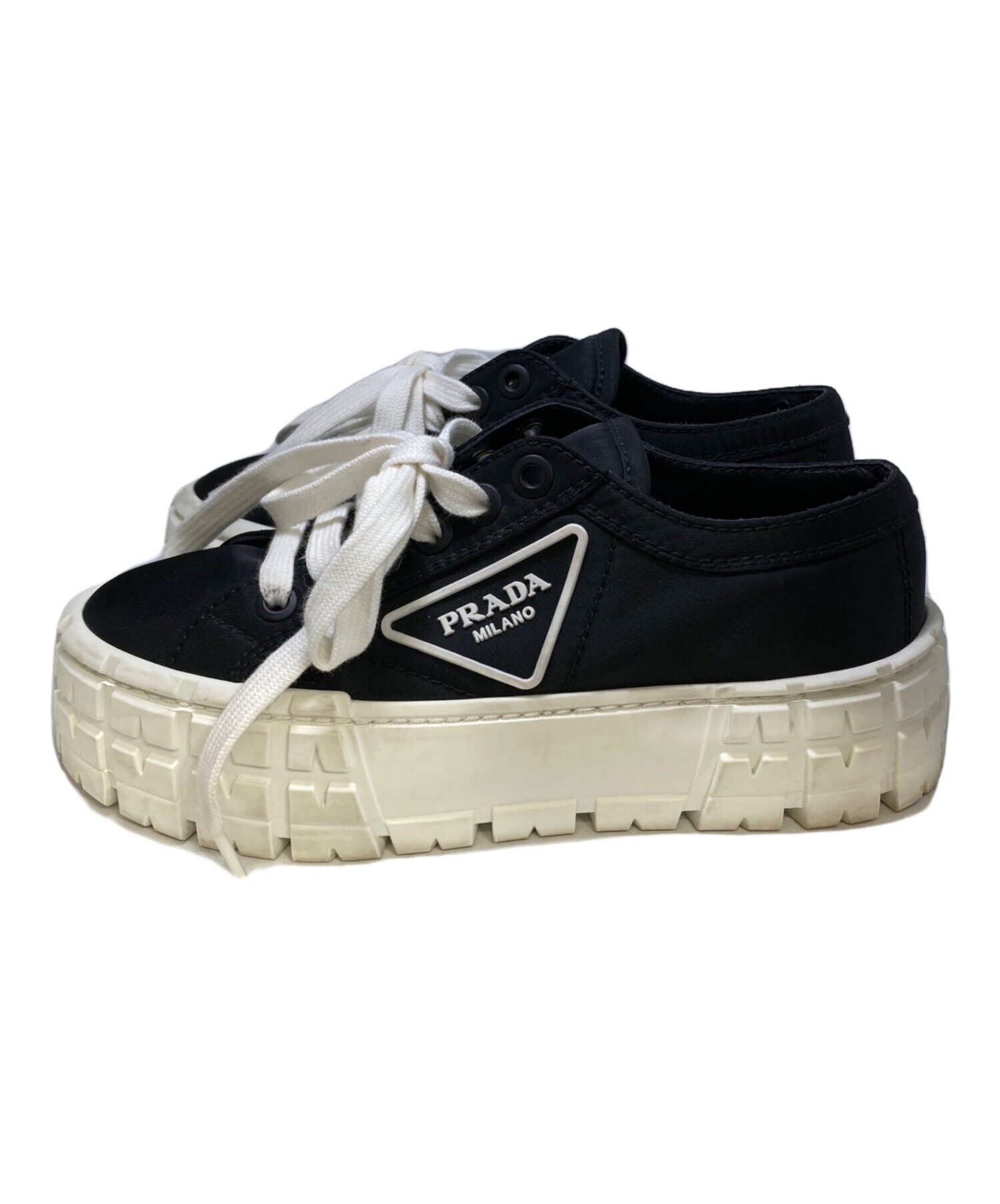 中古・古着通販】PRADA (プラダ) ダブルホイールナイロンギャバジン