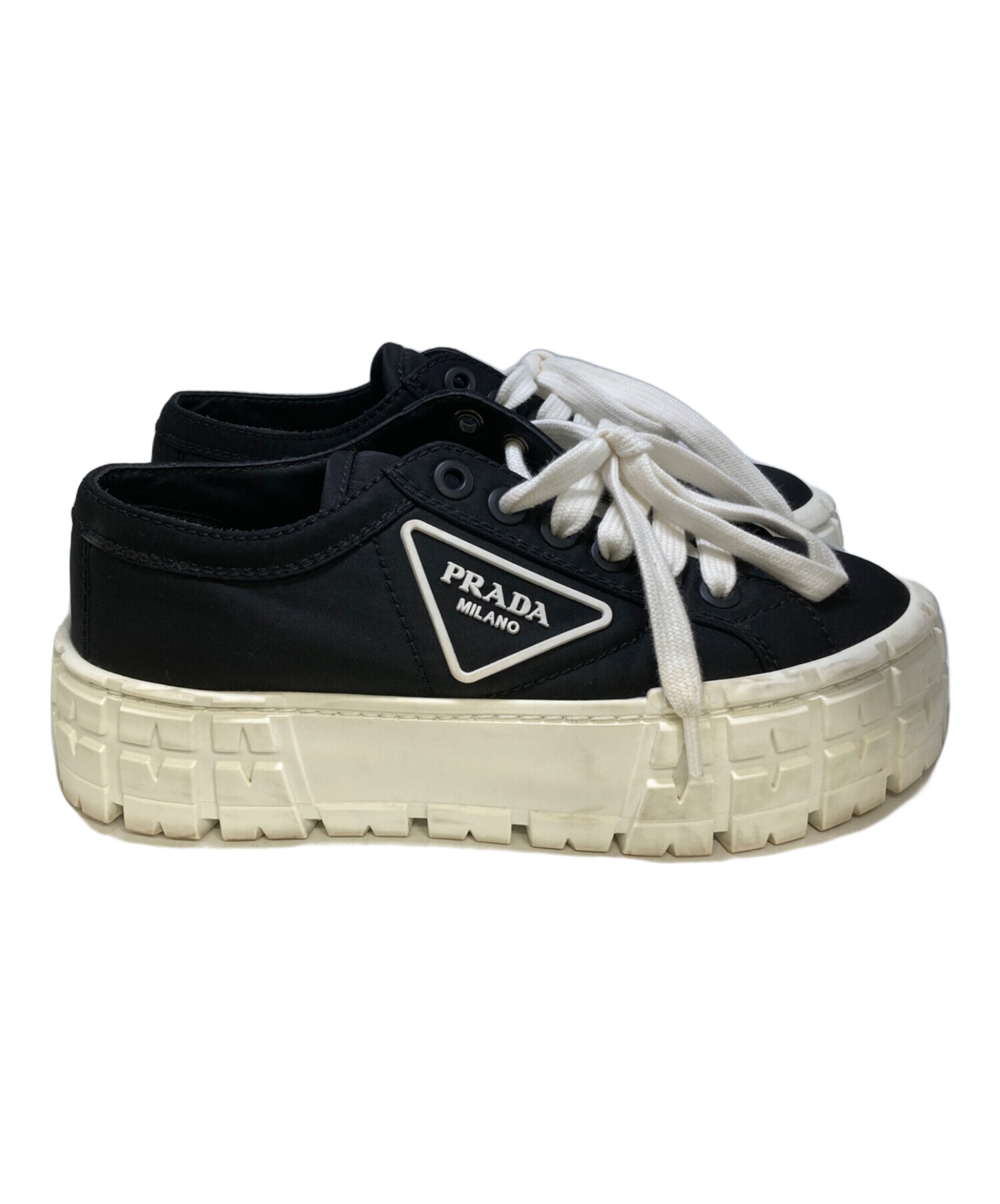 中古・古着通販】PRADA (プラダ) ダブルホイールナイロンギャバジン