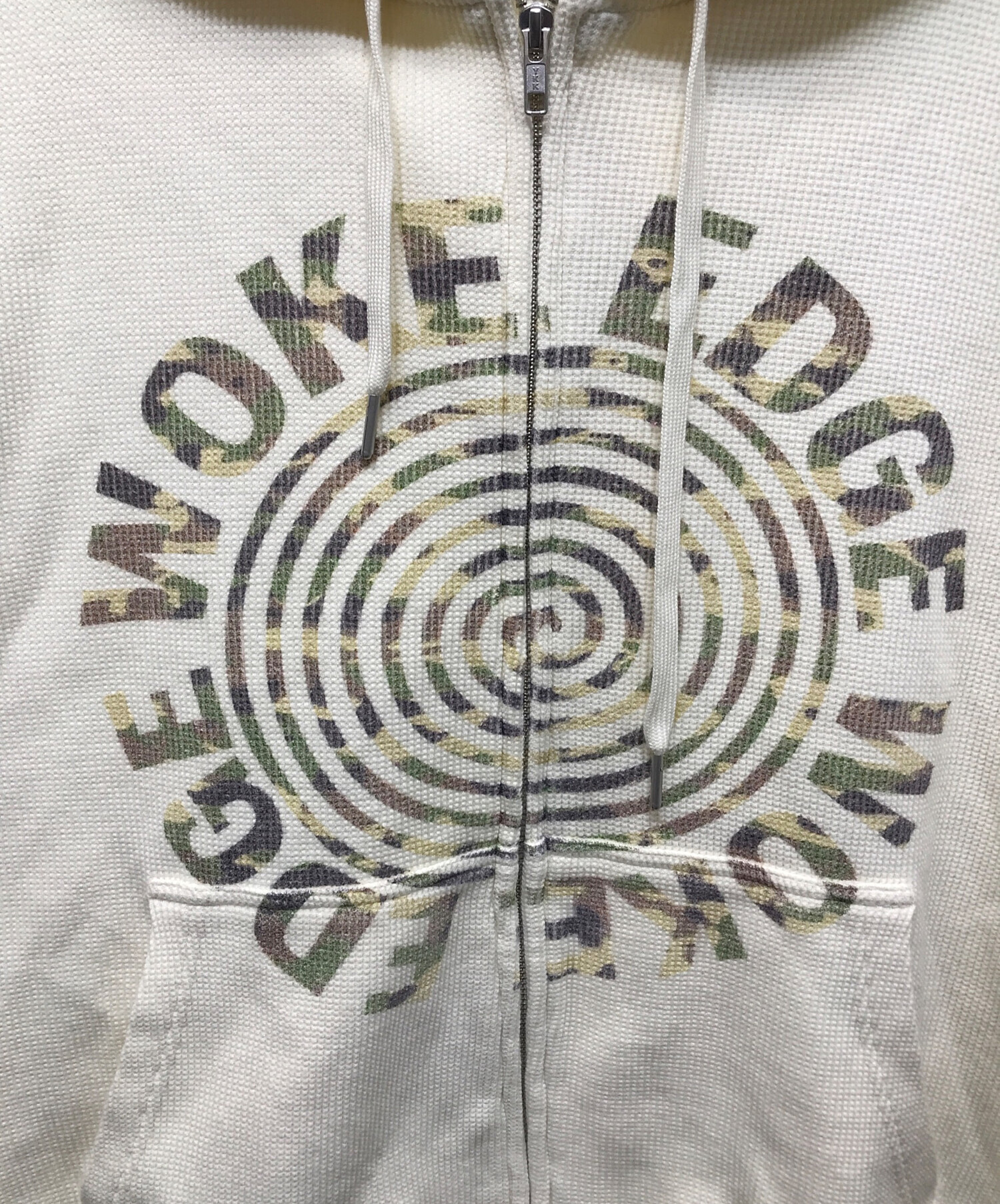 中古・古着通販】WOKE EDGE (ウォーク エッジ) thermal zip hoodie