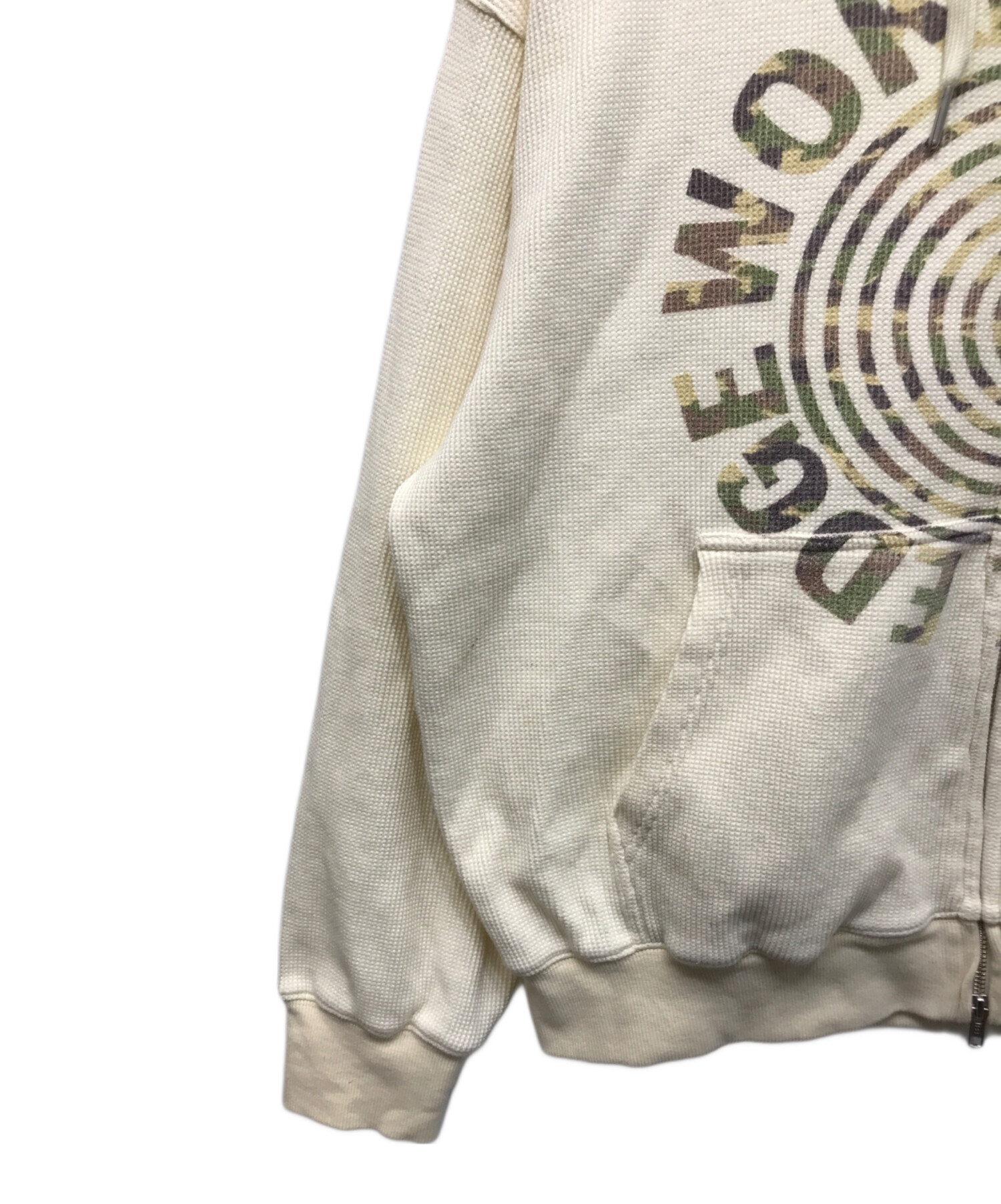 中古・古着通販】WOKE EDGE (ウォーク エッジ) thermal zip hoodie