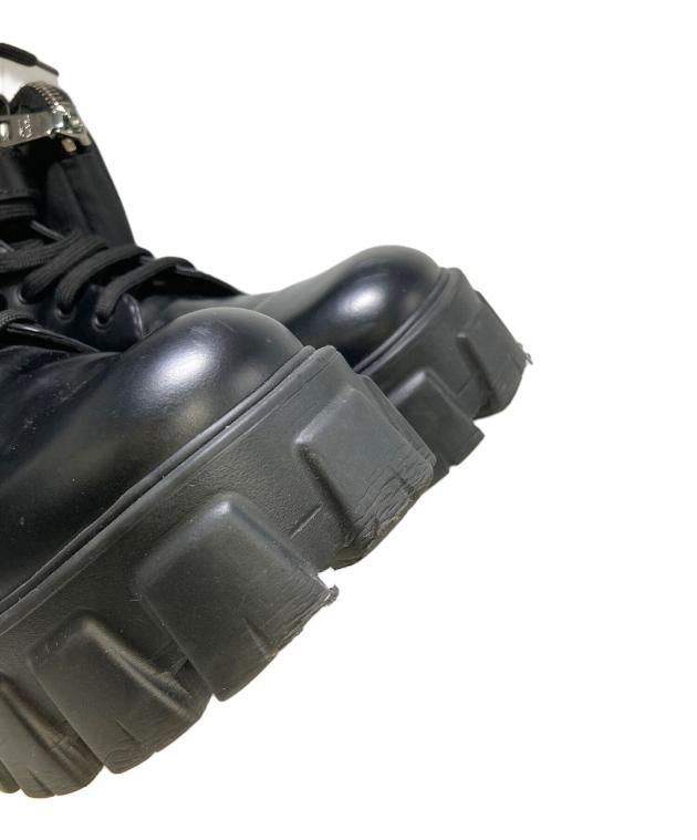 中古・古着通販】PRADA (プラダ) モノリスポーチ付 ブラッシュドレザー