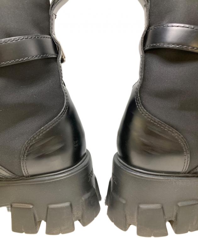 中古・古着通販】PRADA (プラダ) モノリスポーチ付 ブラッシュドレザー