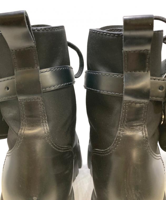 中古・古着通販】PRADA (プラダ) モノリスポーチ付 ブラッシュドレザー