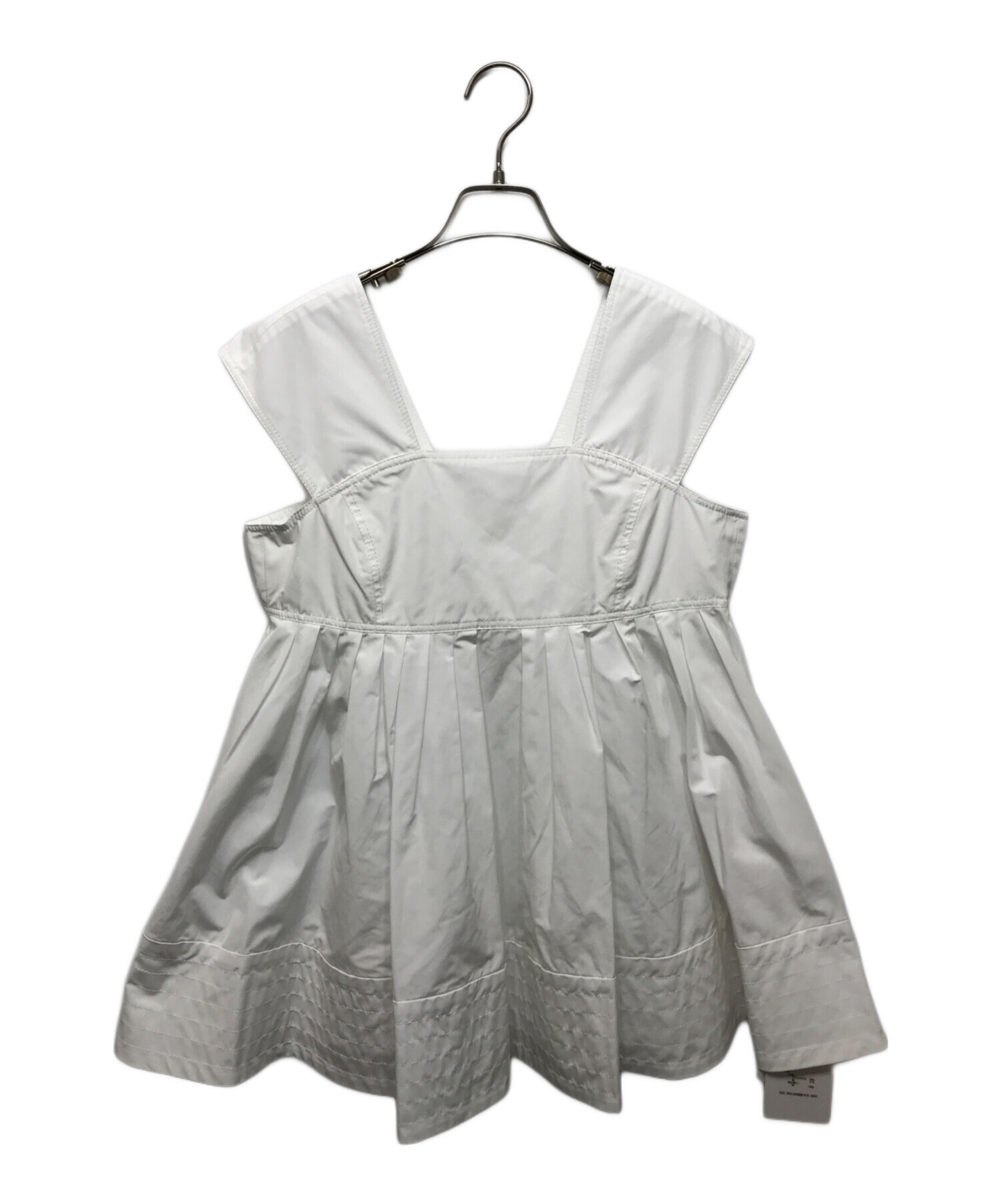 トップス OHGA TENTO 中古・古着通販】OHGA (オオガ) EMPIRE TOPS ホワイト サイズ:F 未使用