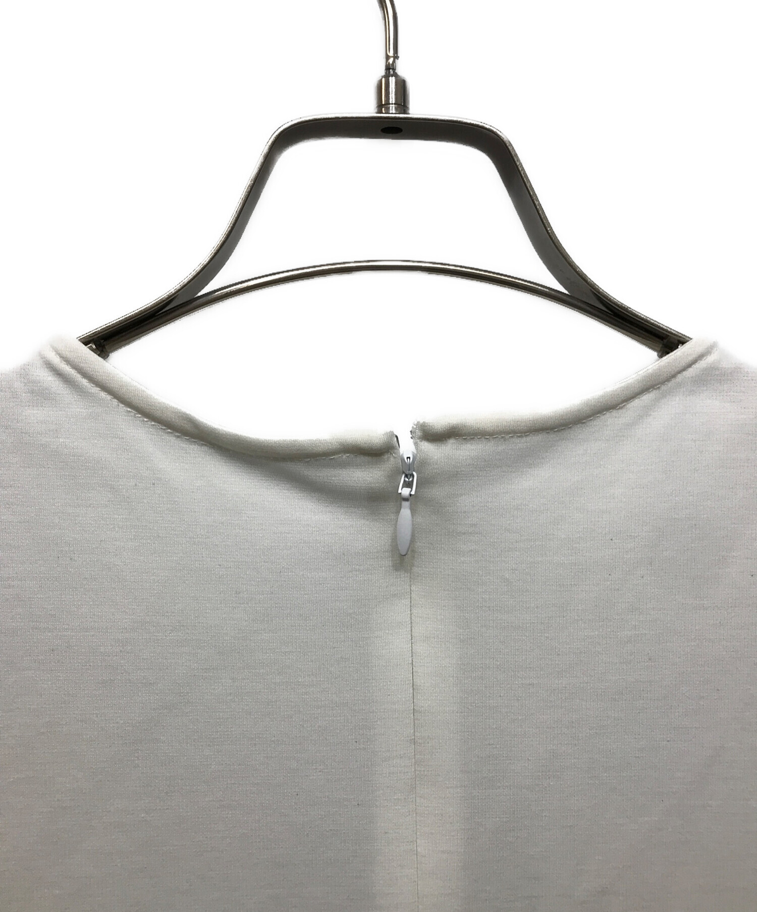 中古・古着通販】Heve (ヘイヴ) オーガンジーフリルトップス ホワイト
