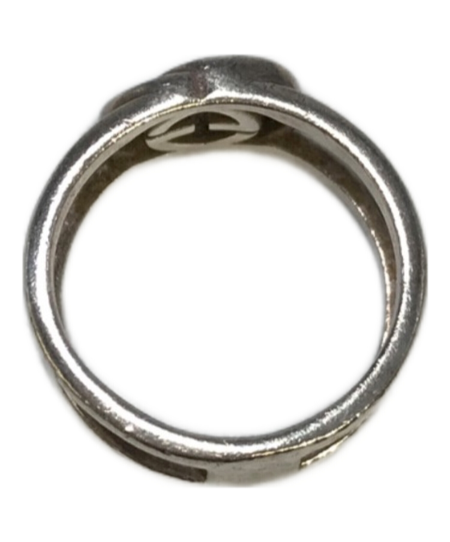 中古・古着通販】GUCCI (グッチ) インターロッキングGリング シルバー 