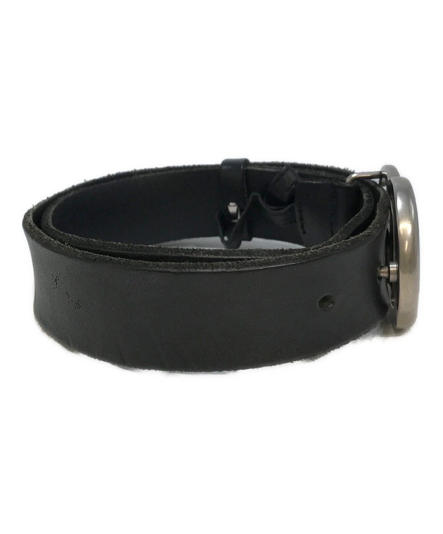 中古・古着通販】GUCCI (グッチ) ダブルGベルト ブラック サイズ:70/20 