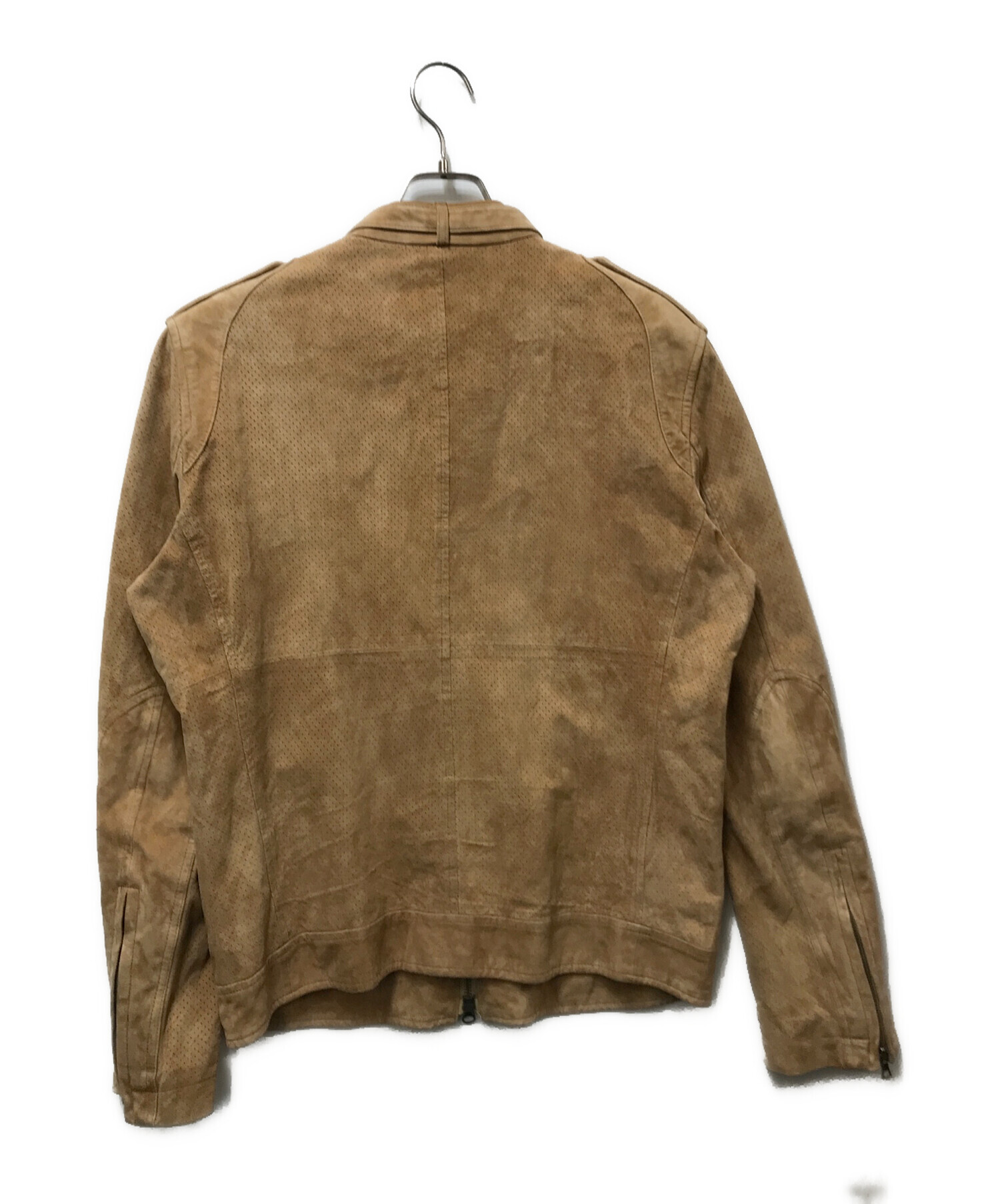 中古・古着通販】theory (セオリー) ゴートスウェードダブルジップ