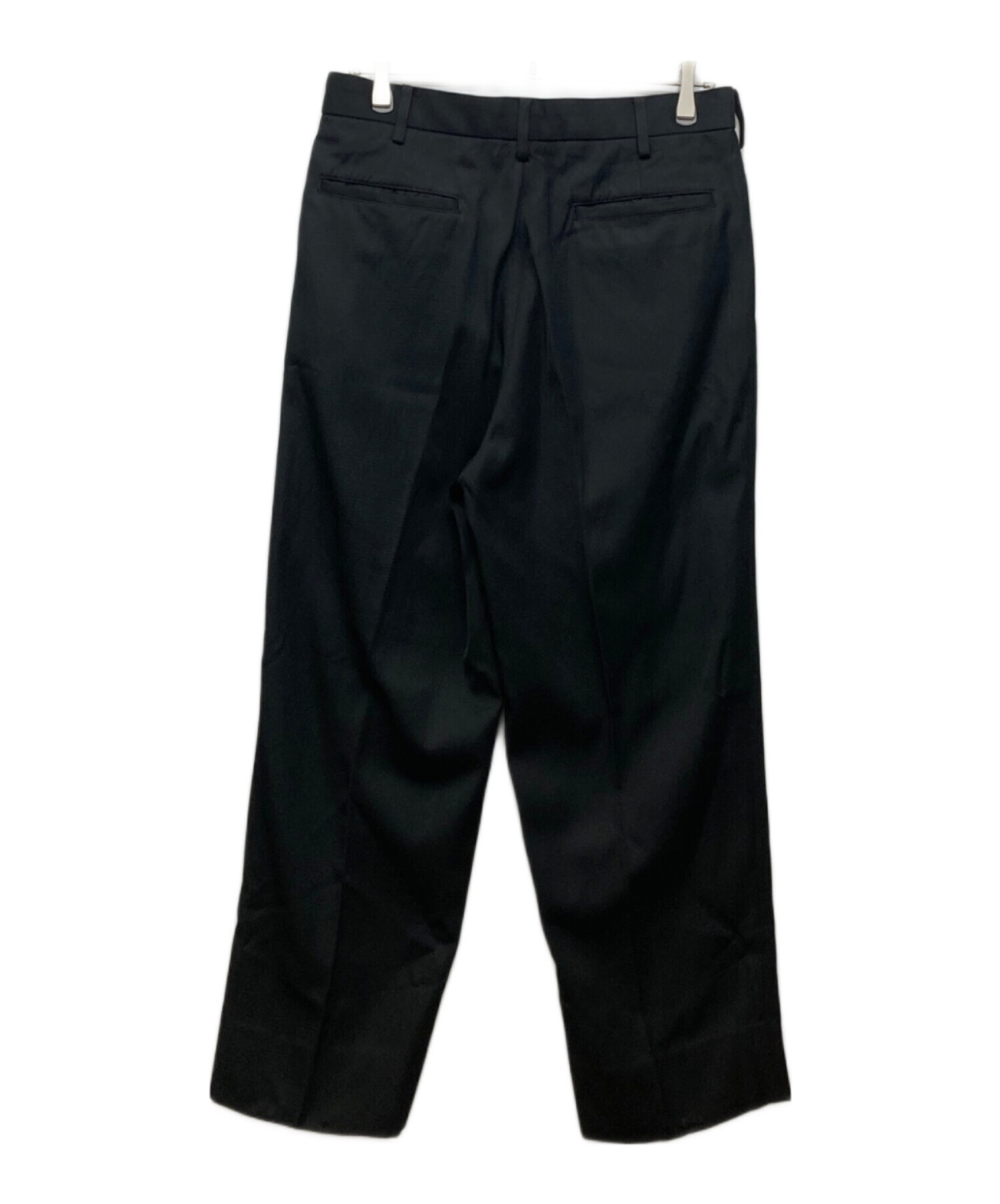 everyone two tuck wide twill trouser黑 XL everyone two tuck wide 
