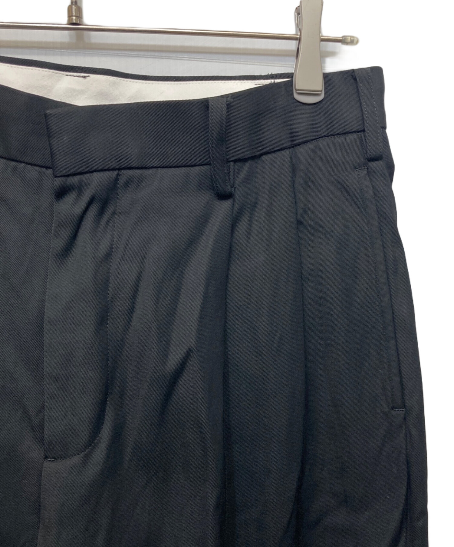 中古・古着通販】everyone (エブリワン) two tuck wide twill trouser 