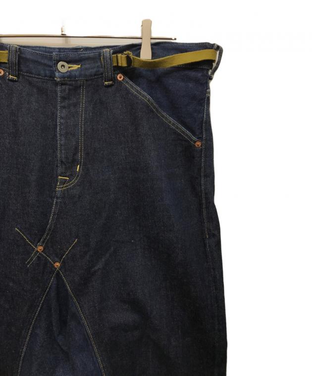 中古・古着通販】GANRYU (ガンリュウ) Denim sarouel pants インディゴ